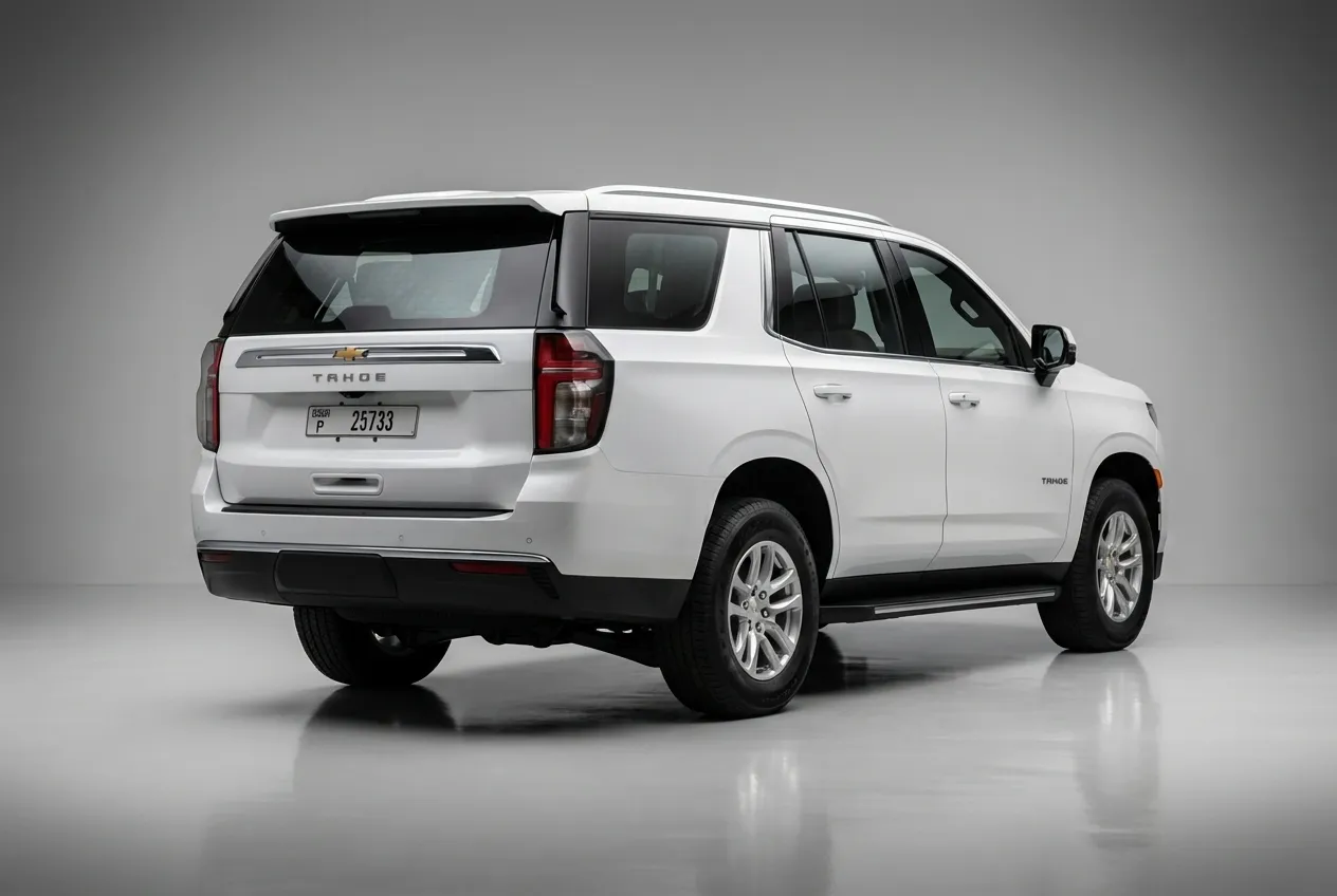 Chevrolet Tahoe 2023 White rental in Dubai thumbnail 4