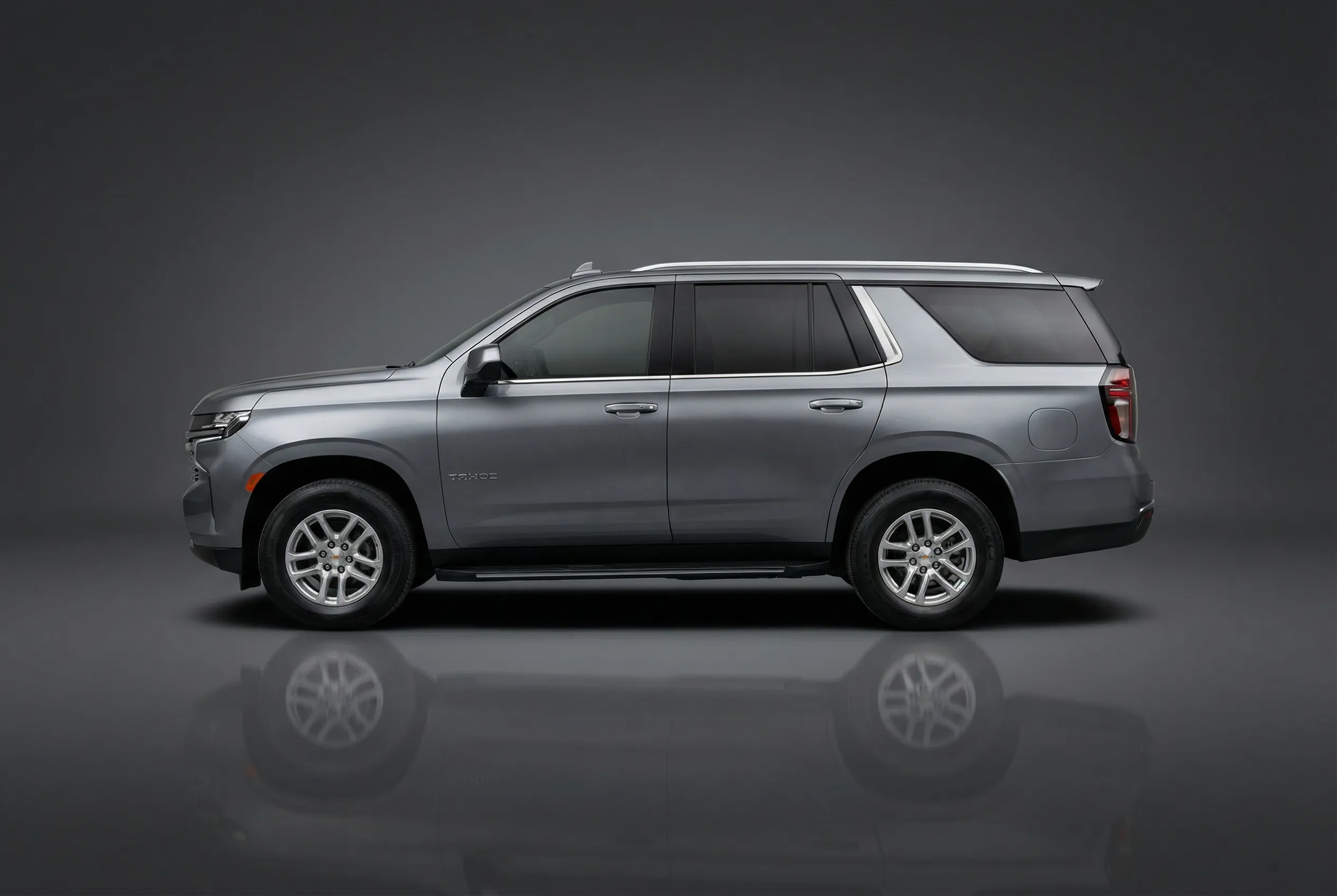 Chevrolet Tahoe 2023 Grey rental in Dubai thumbnail 2