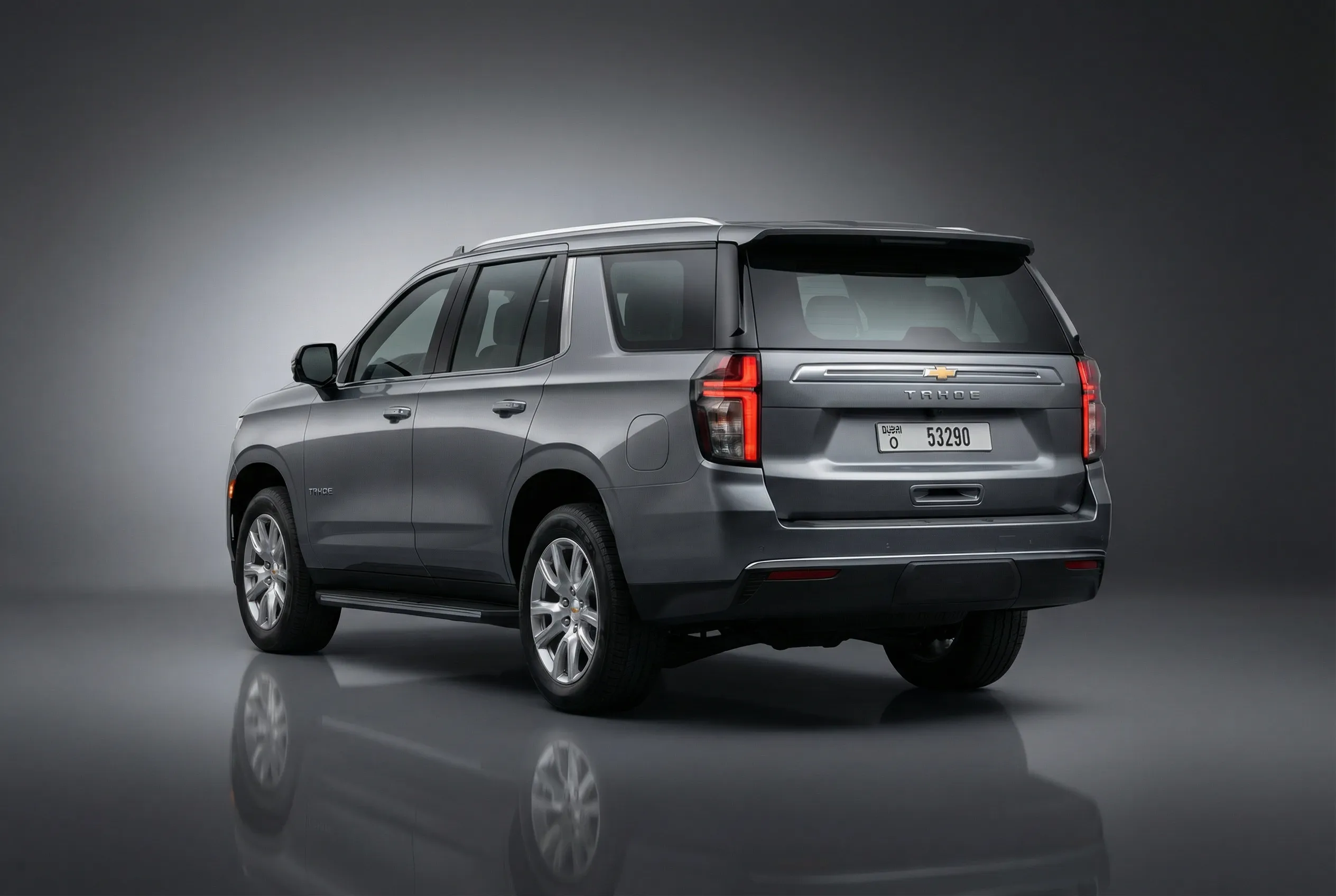 Chevrolet Tahoe 2023 Grey rental in Dubai thumbnail 3