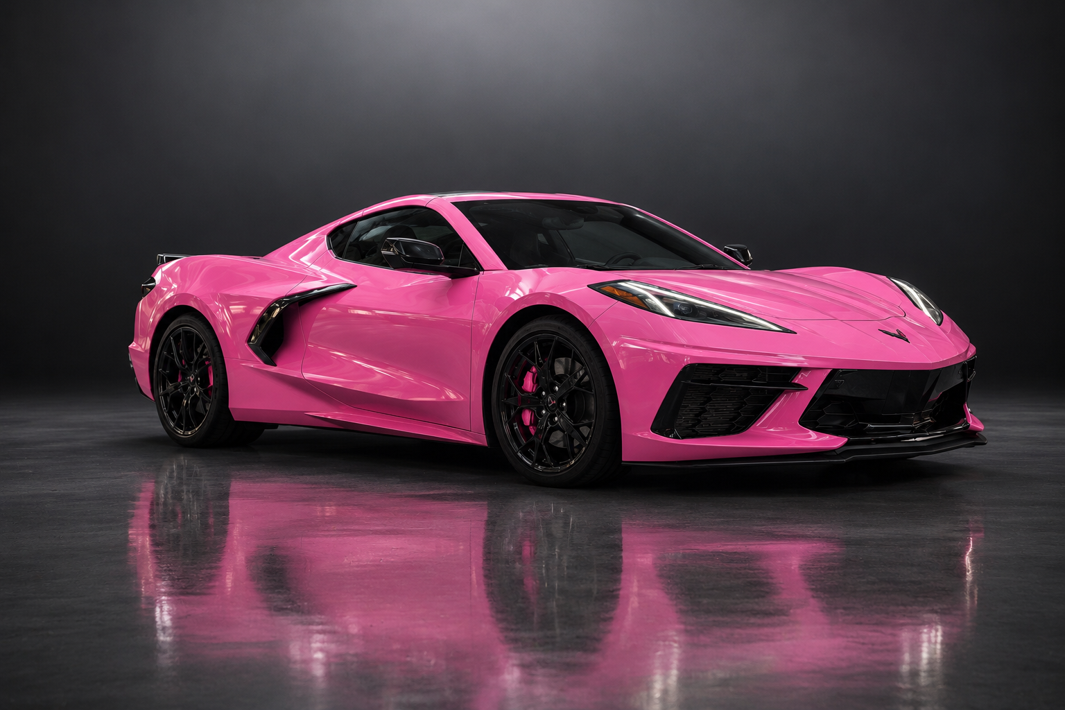 Chevrolet Corvette 2023 Pink rental Dubai