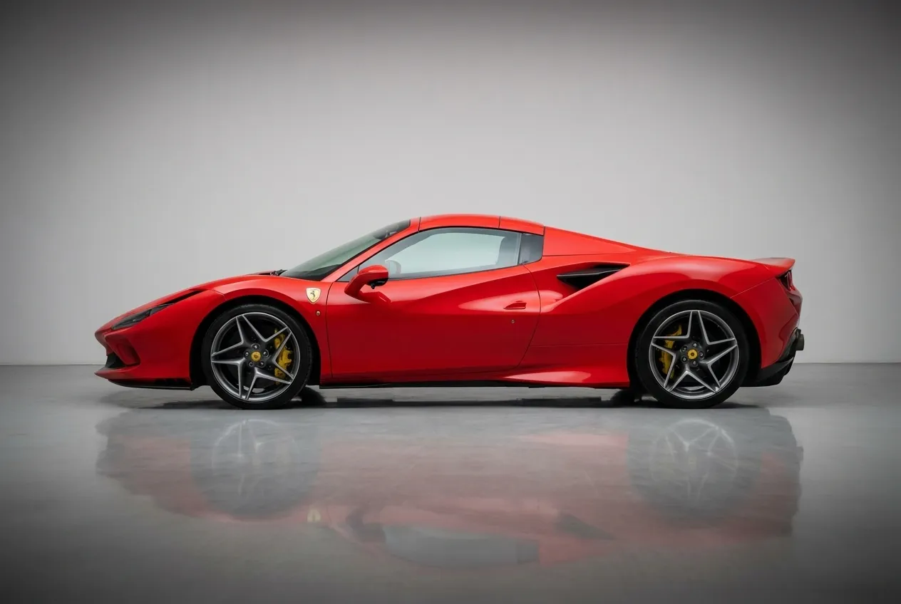 Ferrari F8 Spider 2023 Red rental in Dubai thumbnail 2