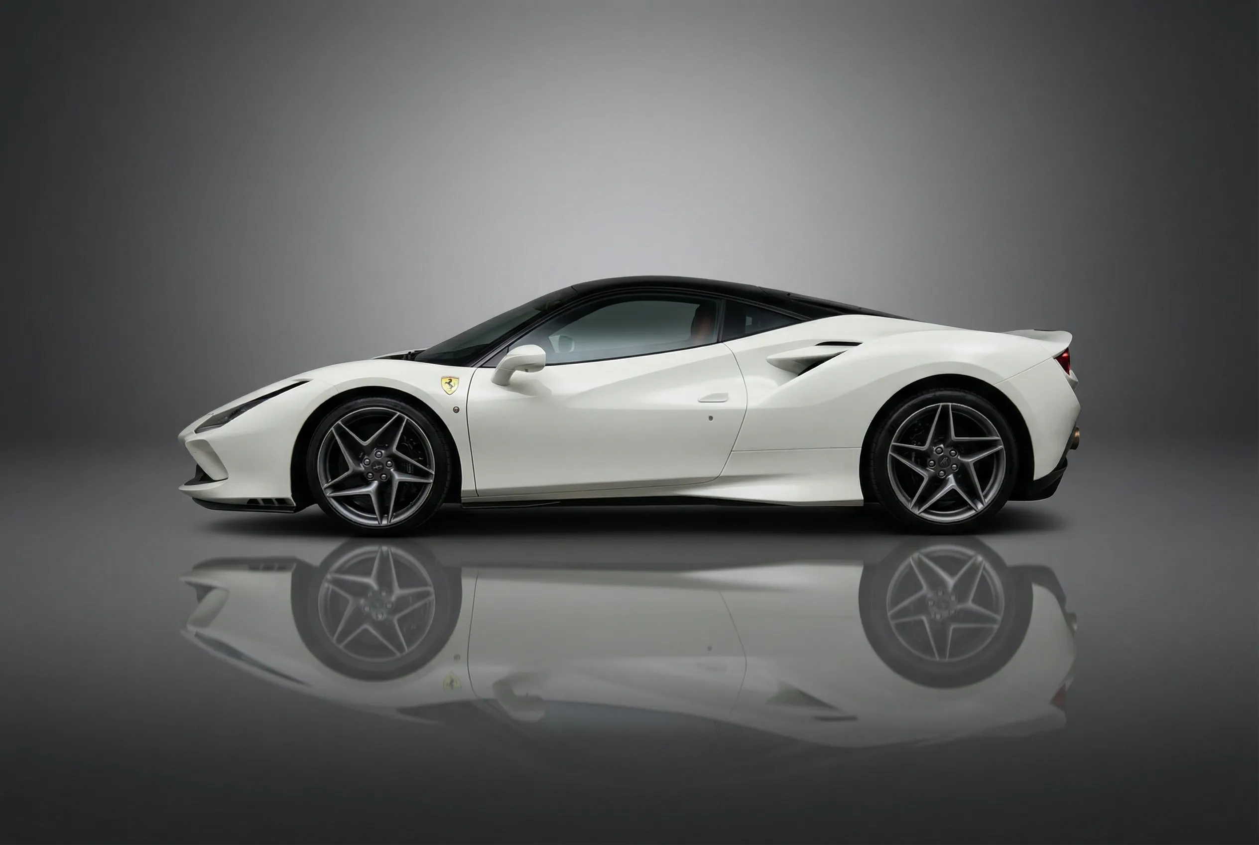 Ferrari F8 Tributo 2020 White rental in Dubai thumbnail 4