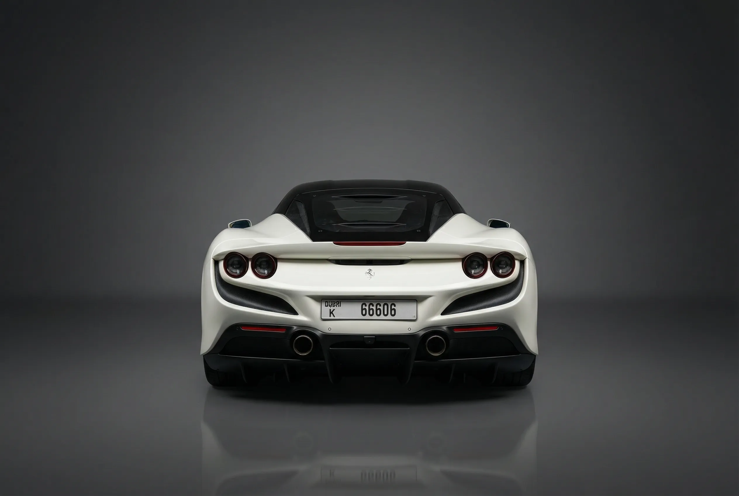 Ferrari F8 Tributo 2020 White rental in Dubai thumbnail 3