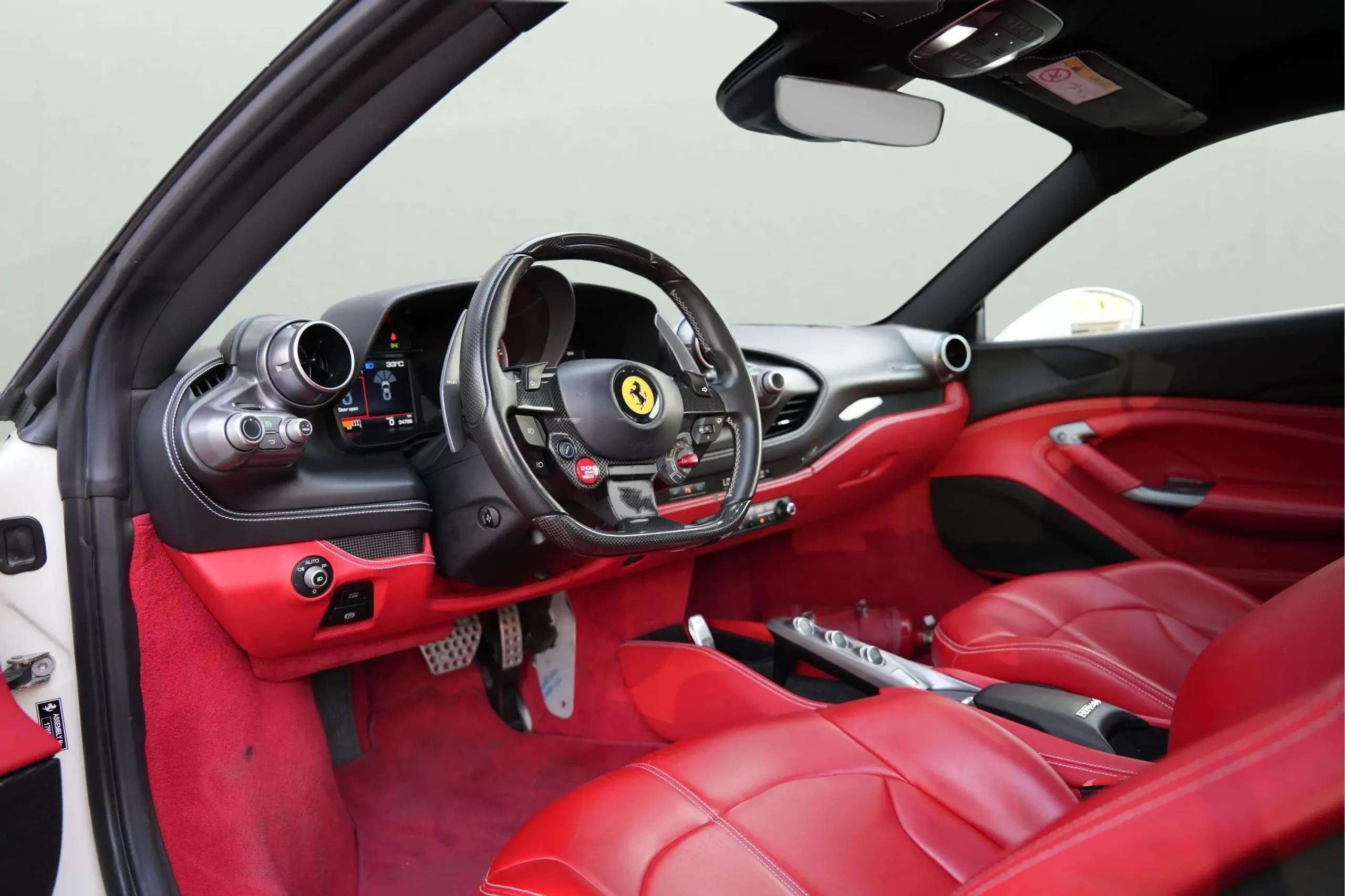 Ferrari F8 Tributo 2020 White rental in Dubai thumbnail 5