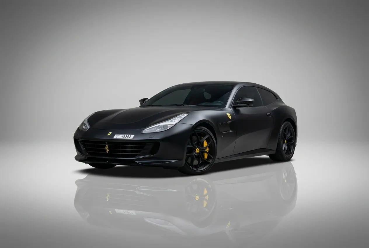 Ferrari Gtc4 Lusso 2025 Black rental in Dubai thumbnail 2