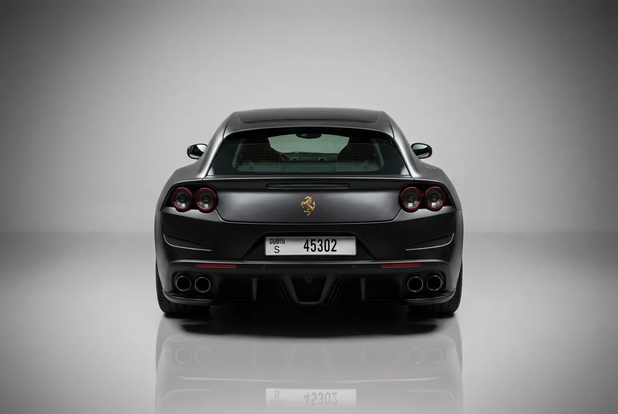 Ferrari Gtc4 Lusso 2025 Black rental in Dubai thumbnail 4