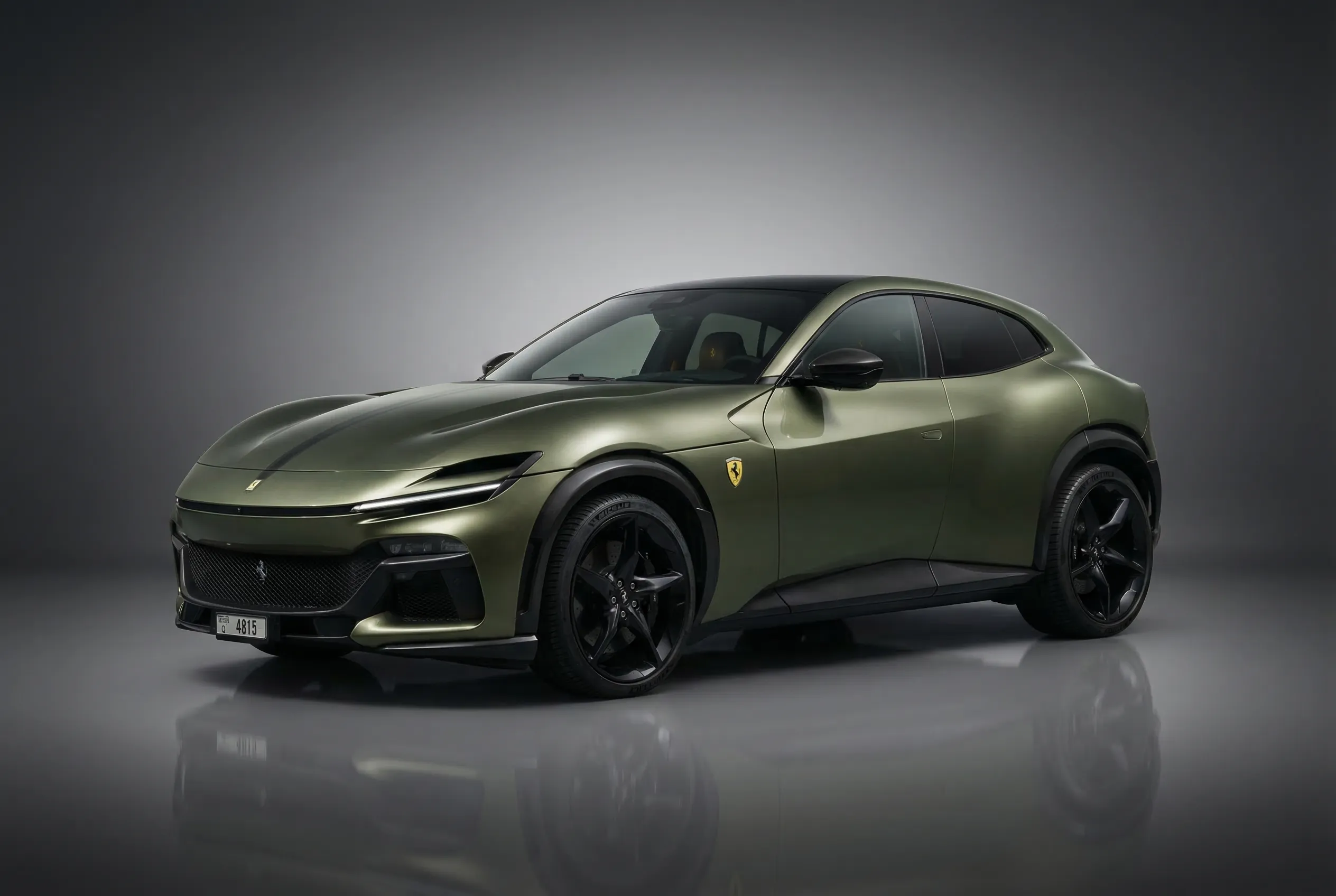 Ferrari Purosangue 2026 Green rental in Dubai thumbnail 2