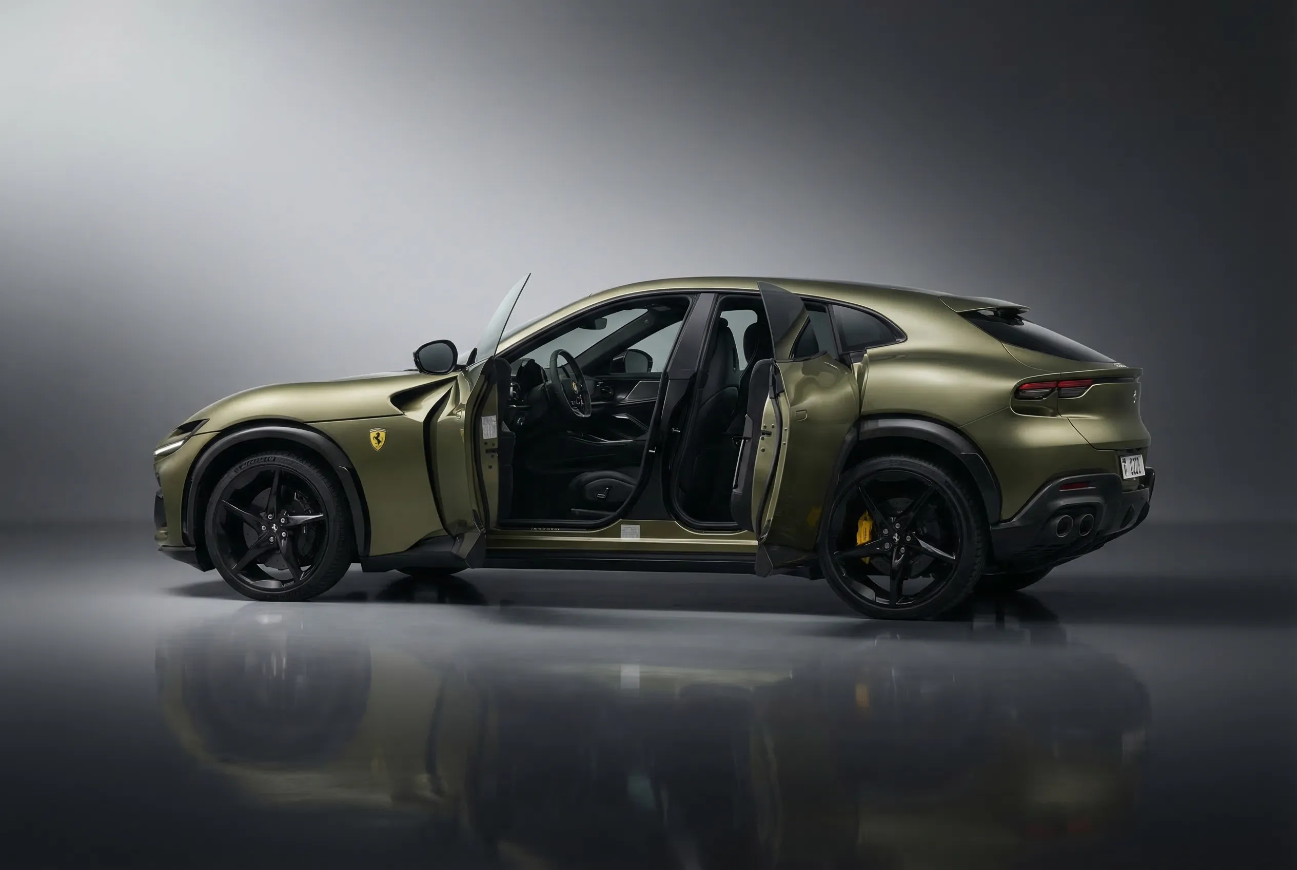 Ferrari Purosangue 2026 Green rental in Dubai thumbnail 3