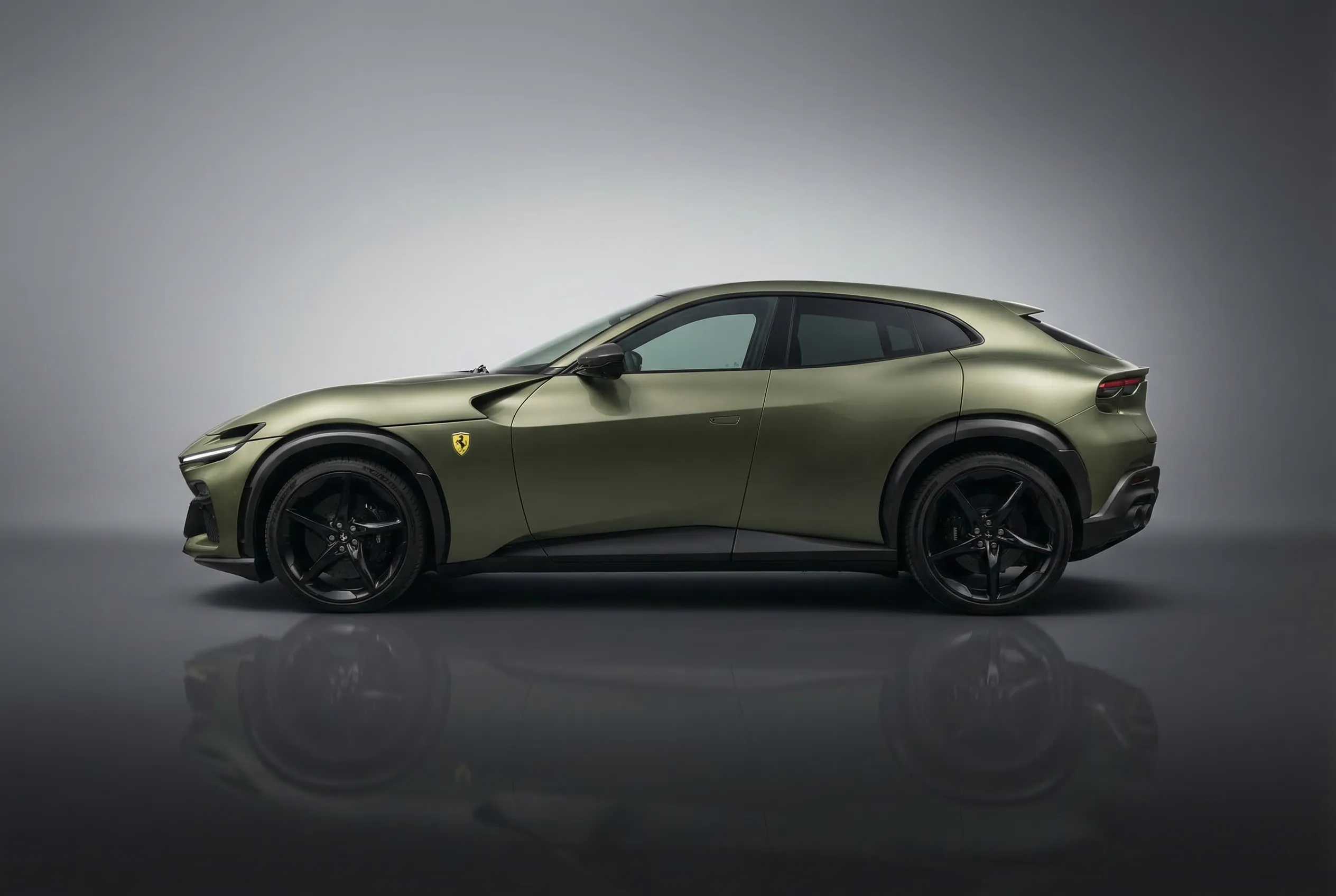 Ferrari Purosangue 2026 Green rental in Dubai thumbnail 4