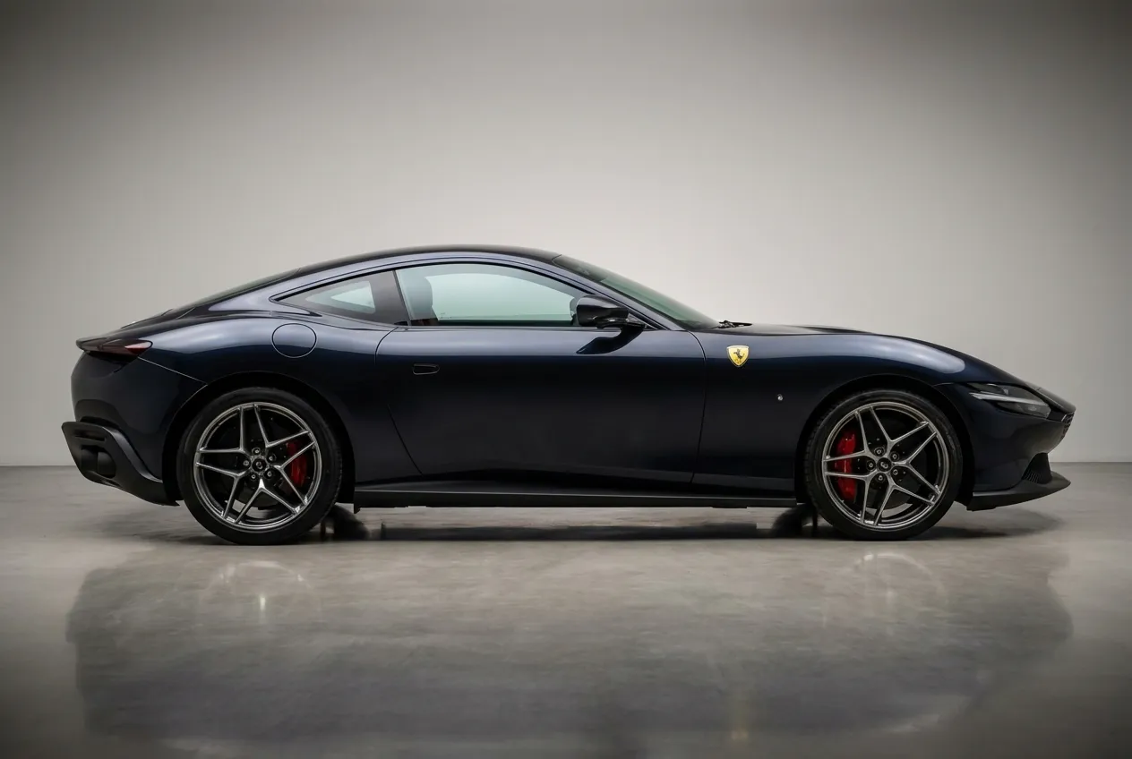 Ferrari Roma 2023 Black rental in Dubai thumbnail 3