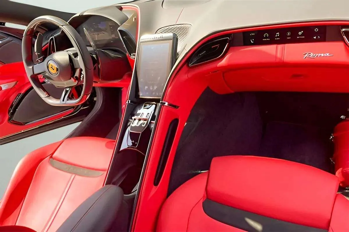 Ferrari Roma 2023 Black rental in Dubai thumbnail 5