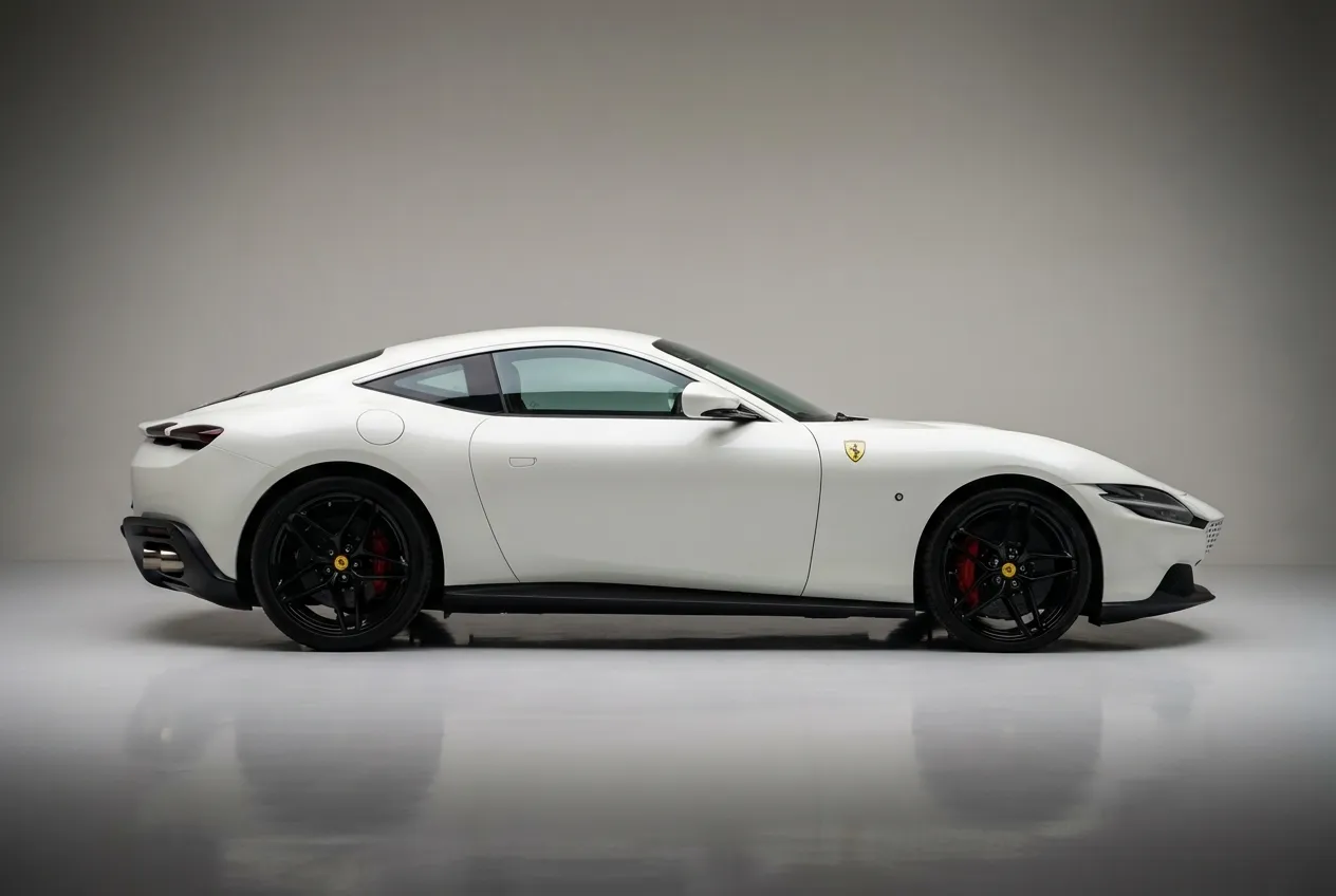 Ferrari Roma 2021 White rental in Dubai thumbnail 3