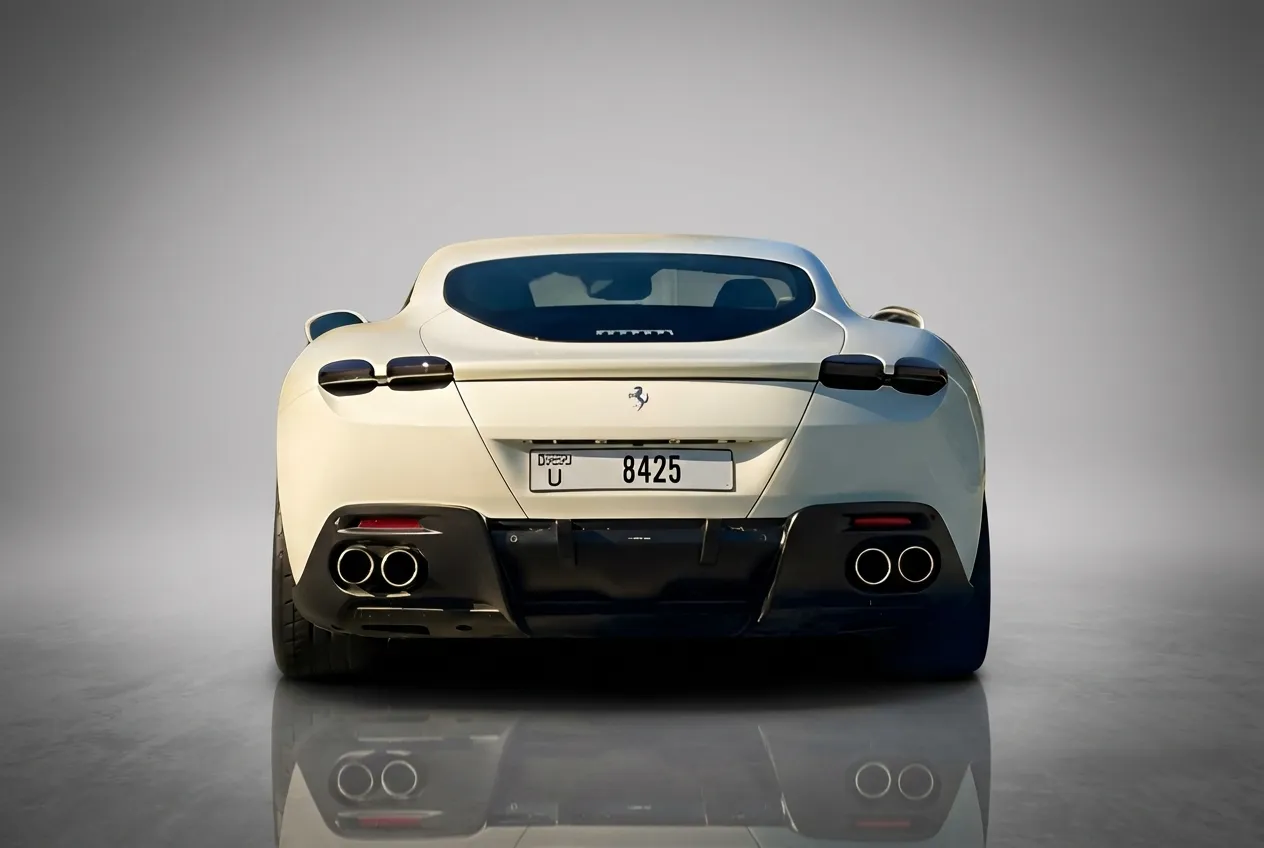 Ferrari Roma 2021 White rental in Dubai thumbnail 4
