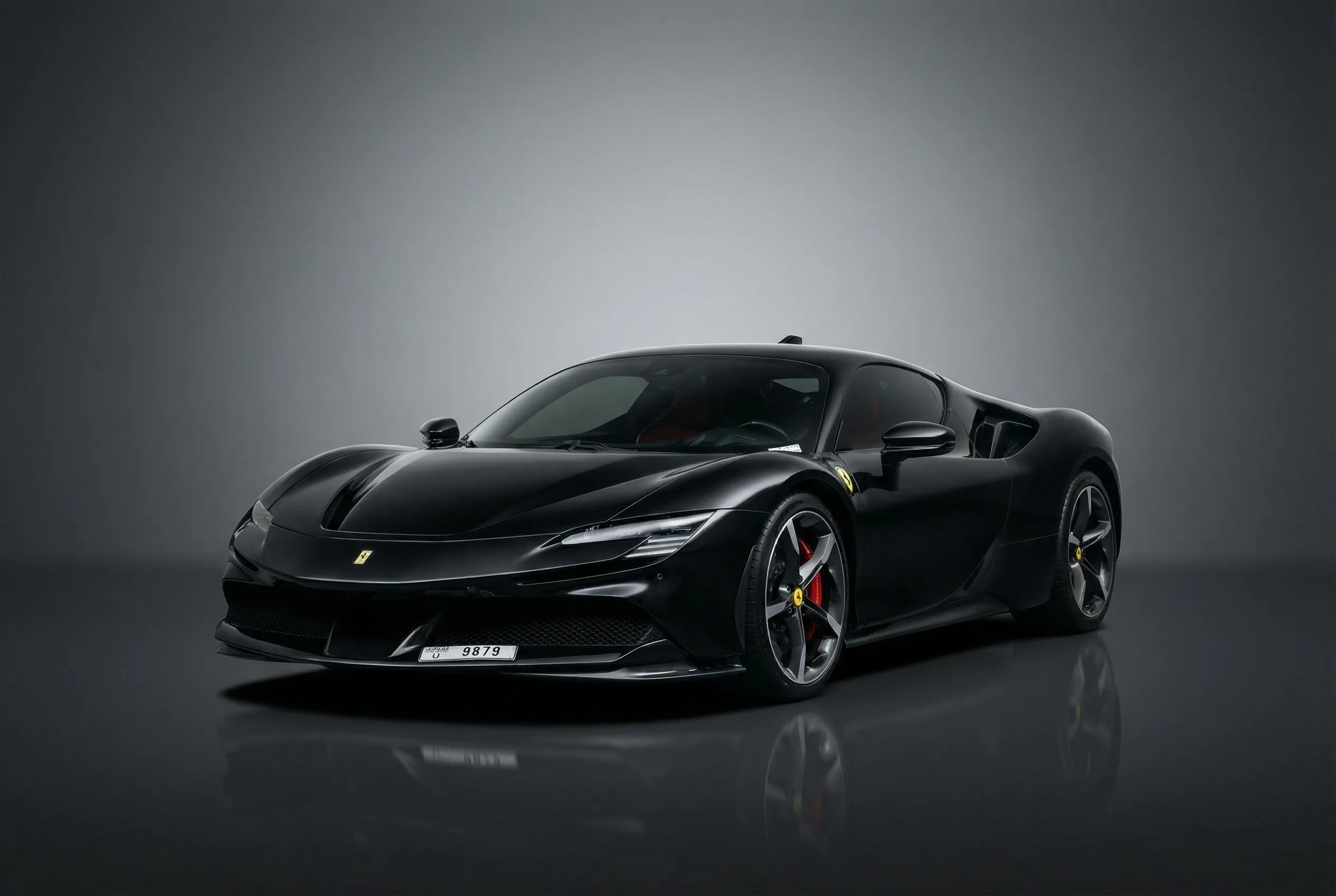 Ferrari Sf90 Stradale 2023 Black rental Dubai