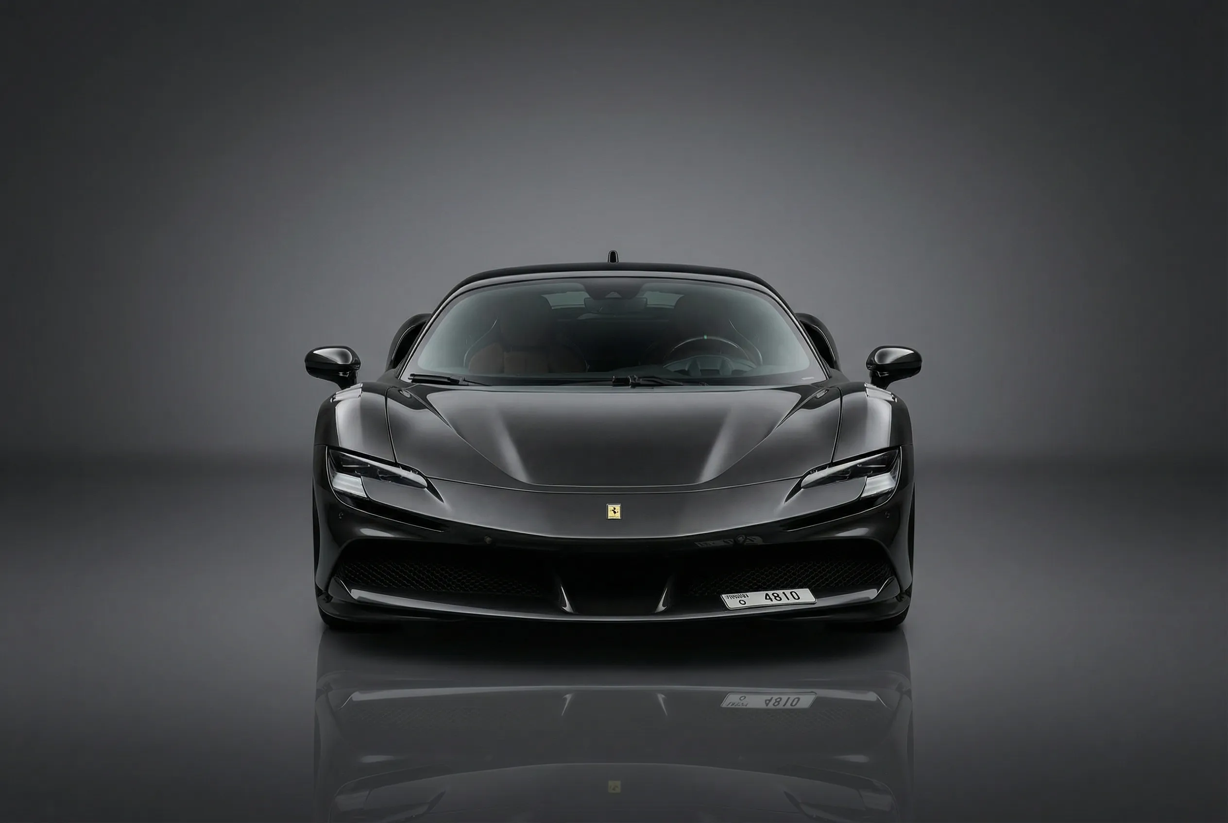 Ferrari Sf90 Stradale 2023 Grey rental Dubai