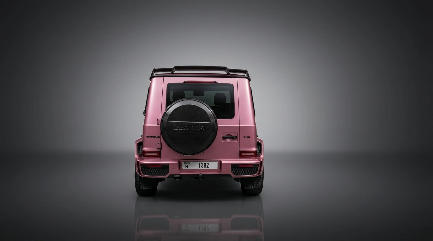 Mercedes G63 Brabus 2022 Pink rental in Dubai thumbnail 6