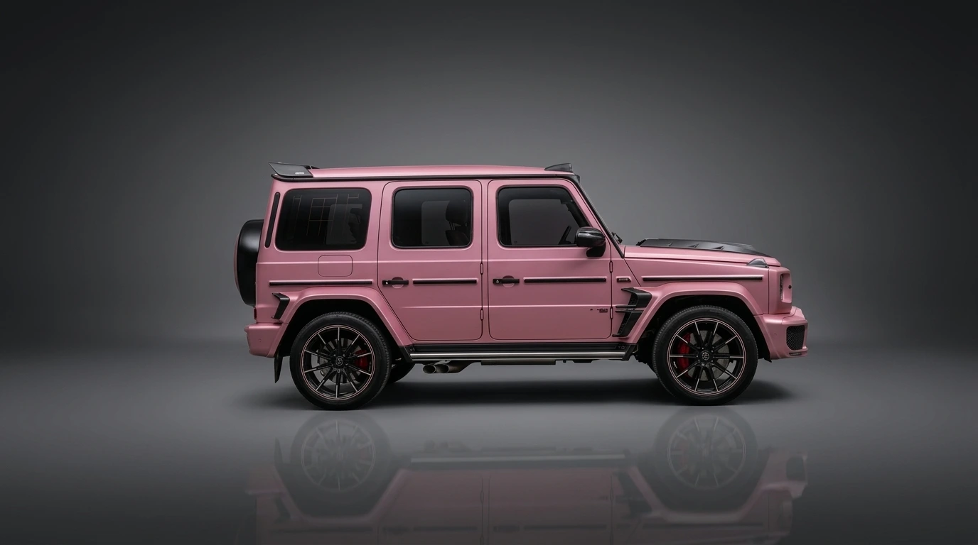 Mercedes G63 Brabus 2022 Pink rental in Dubai thumbnail 5