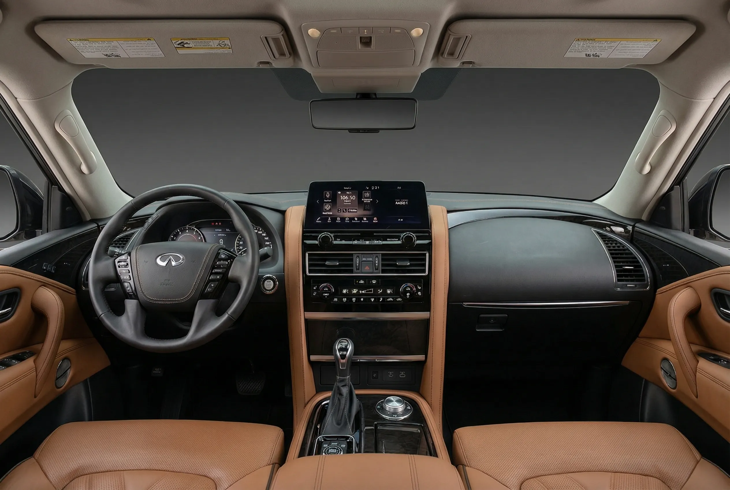 Infiniti Qx80 2025 Black rental in Dubai thumbnail 4