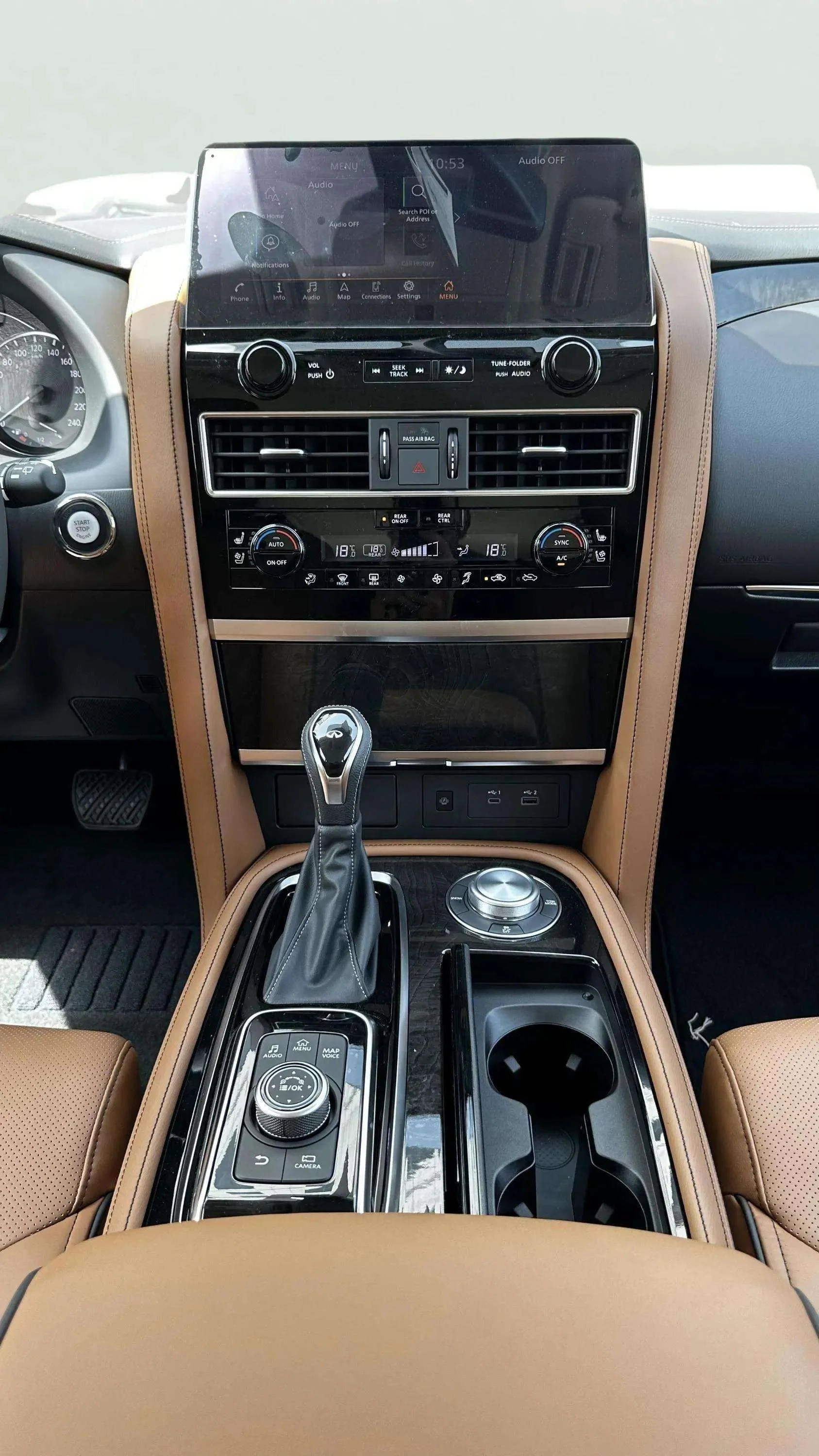 Infiniti Qx80 2024 White rental in Dubai thumbnail 5