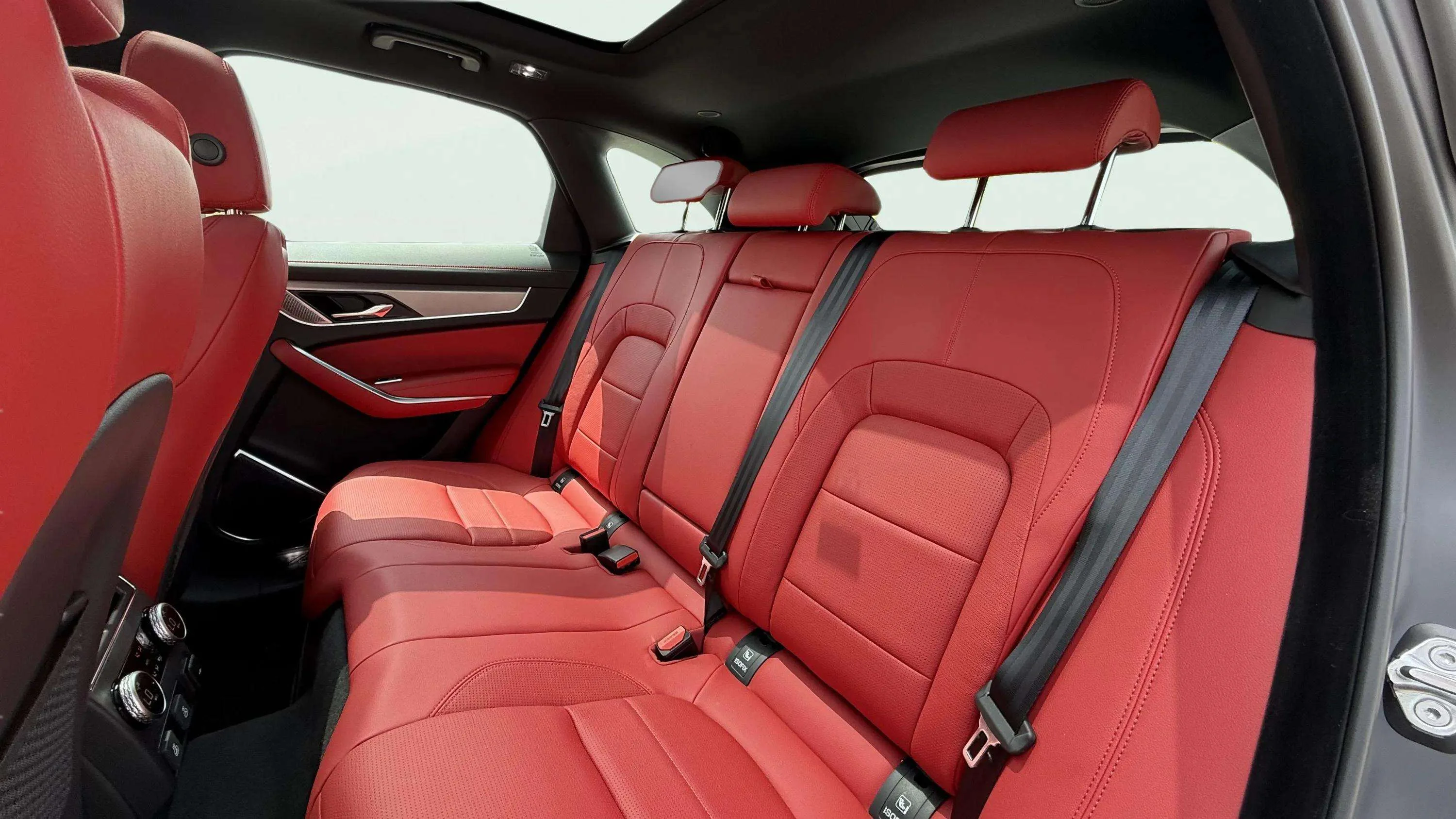 Jaguar F-pace 2025 Red rental in Dubai thumbnail 6