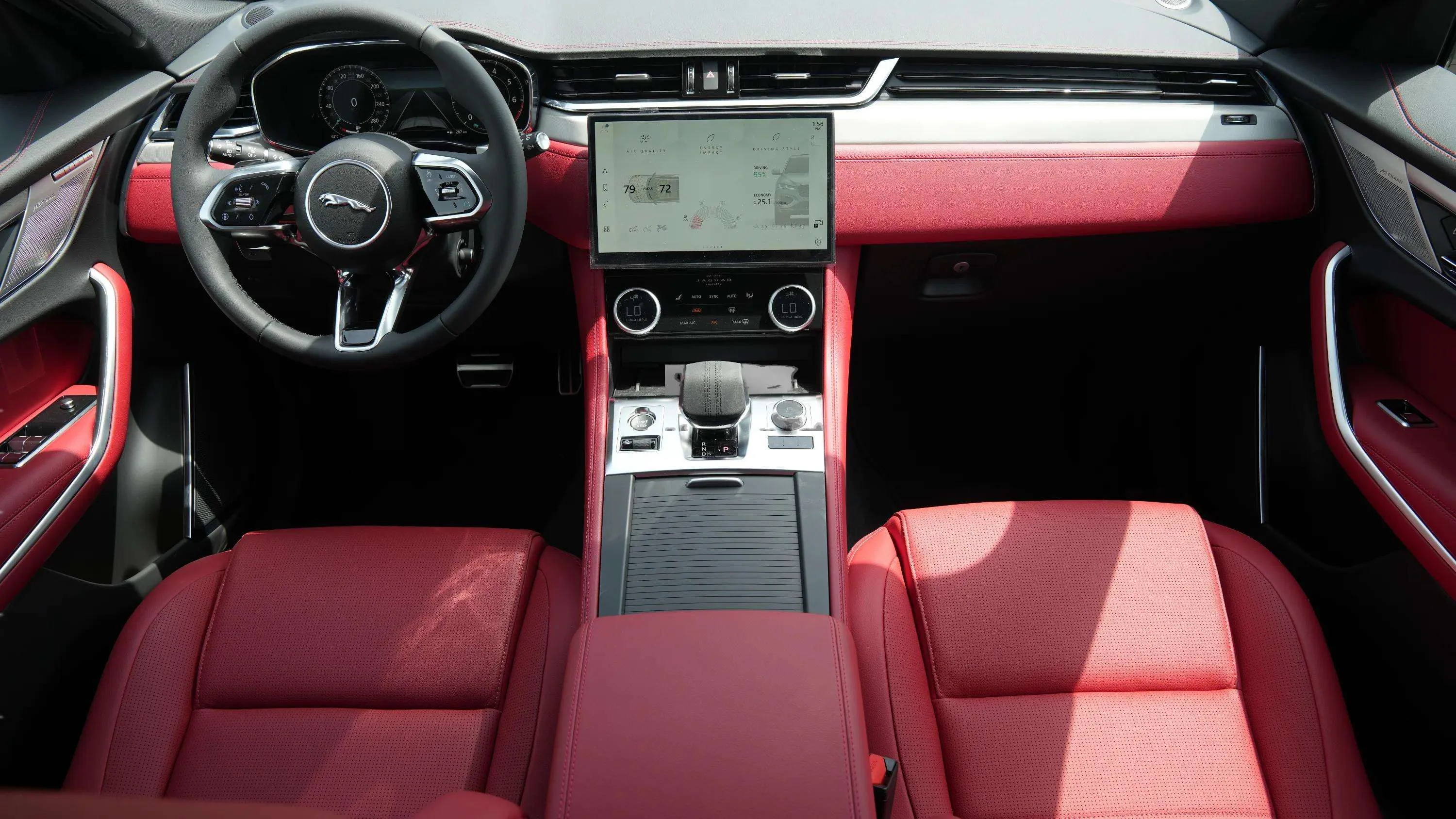 Jaguar F-pace 2025 White rental in Dubai thumbnail 5