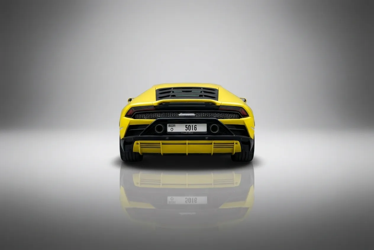 Lamborghini Huracan Evo Coupe 2020 Yellow rental in Dubai thumbnail 3