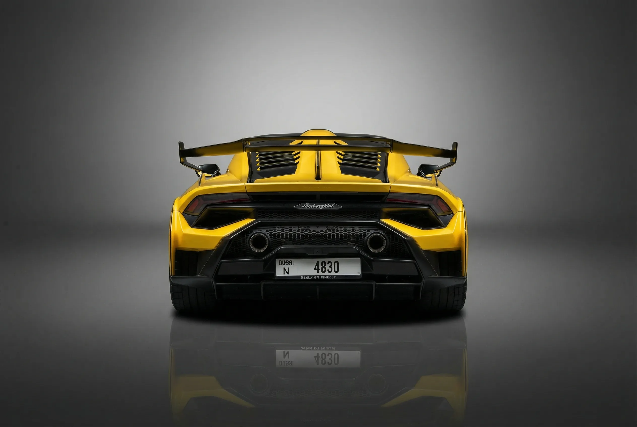 Lamborghini Huracan Sto 2025 Black rental in Dubai thumbnail 4