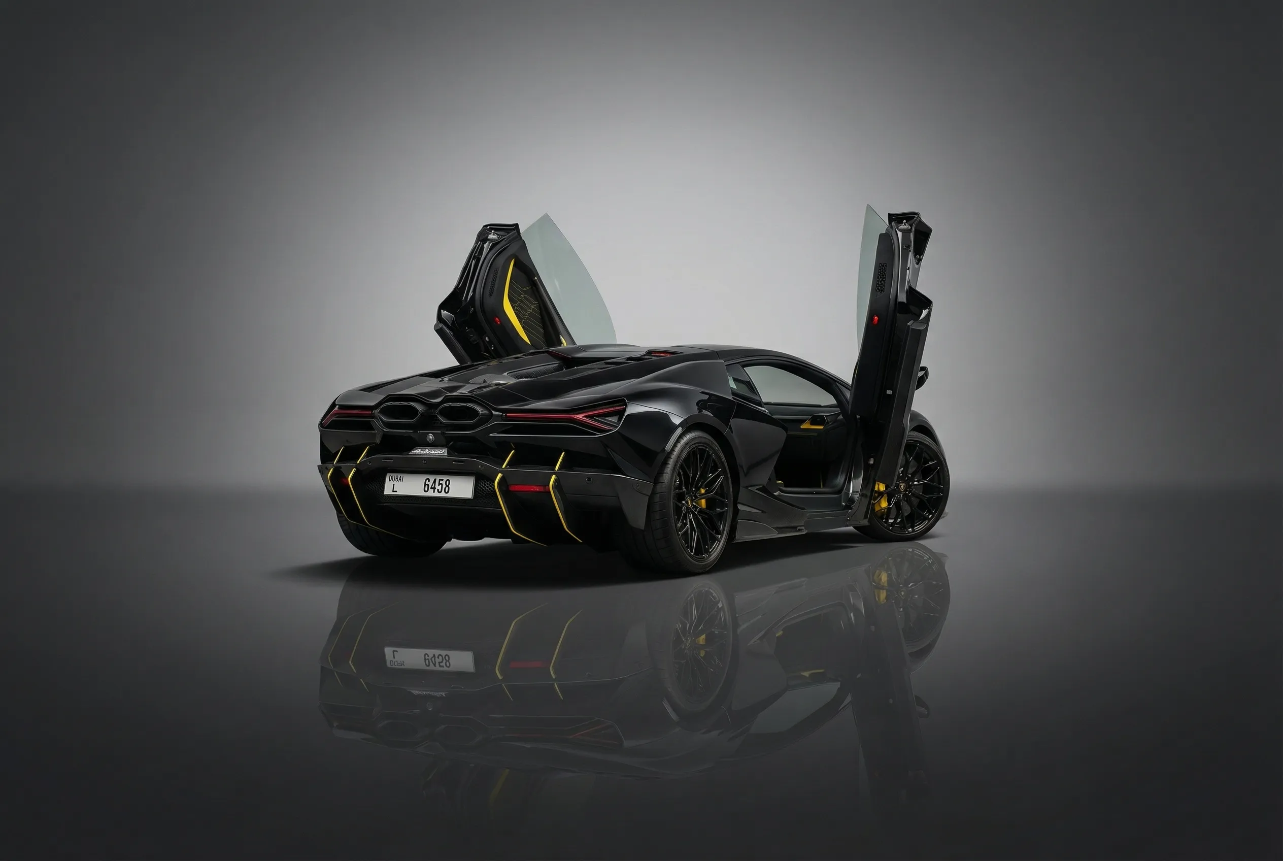 Lamborghini Revuelto 2025 Black rental in Dubai thumbnail 4