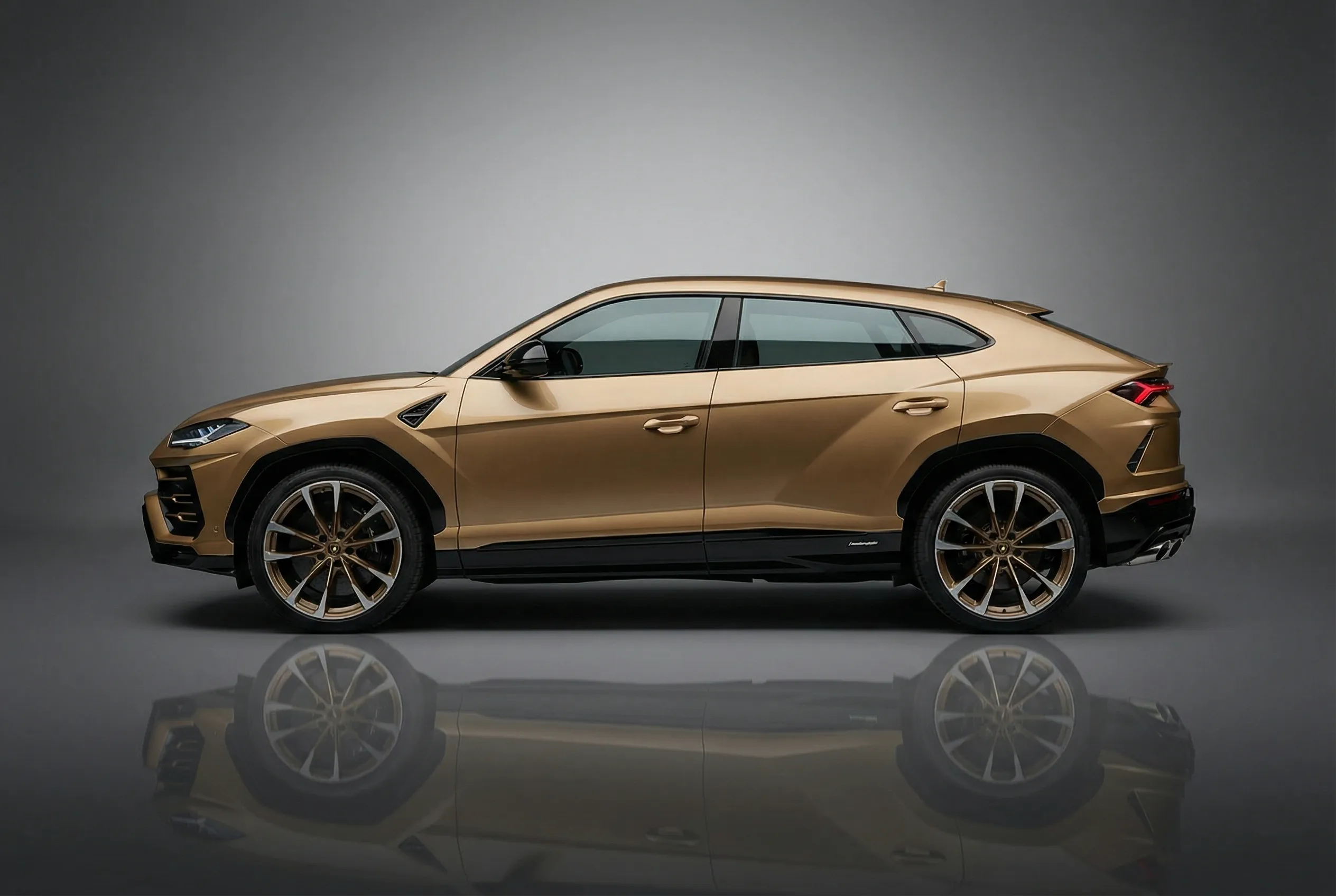 Lamborghini Urus S 2024 Golden rental in Dubai thumbnail 3