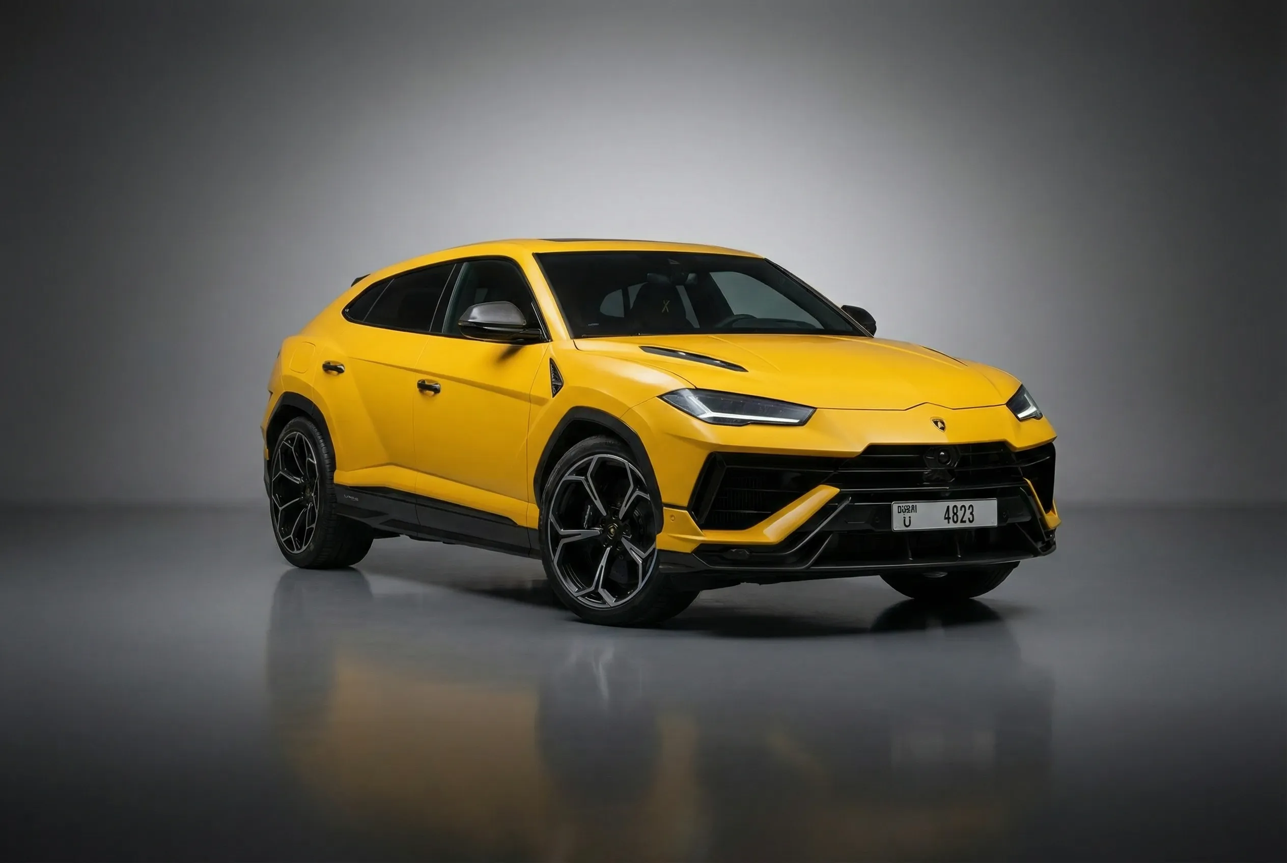 Lamborghini Urus Performante 2025 Yellow rental in Dubai thumbnail 2