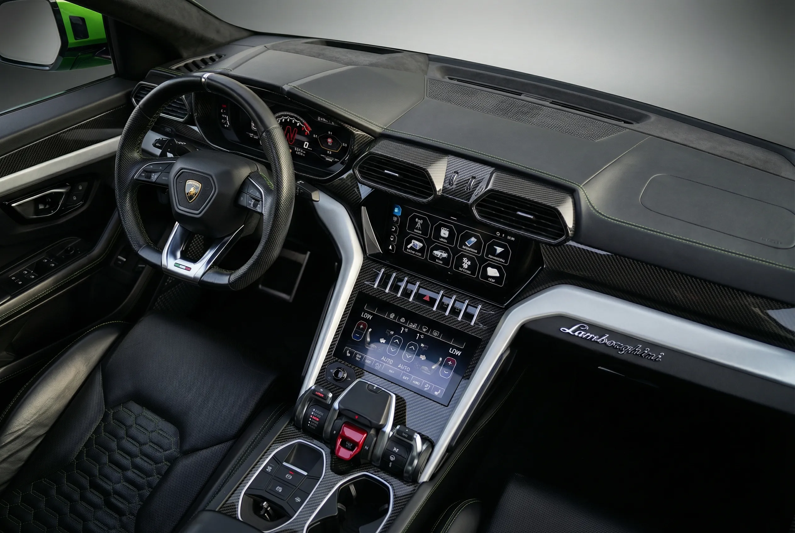 Lamborghini Urus 2023 Green rental in Dubai thumbnail 9