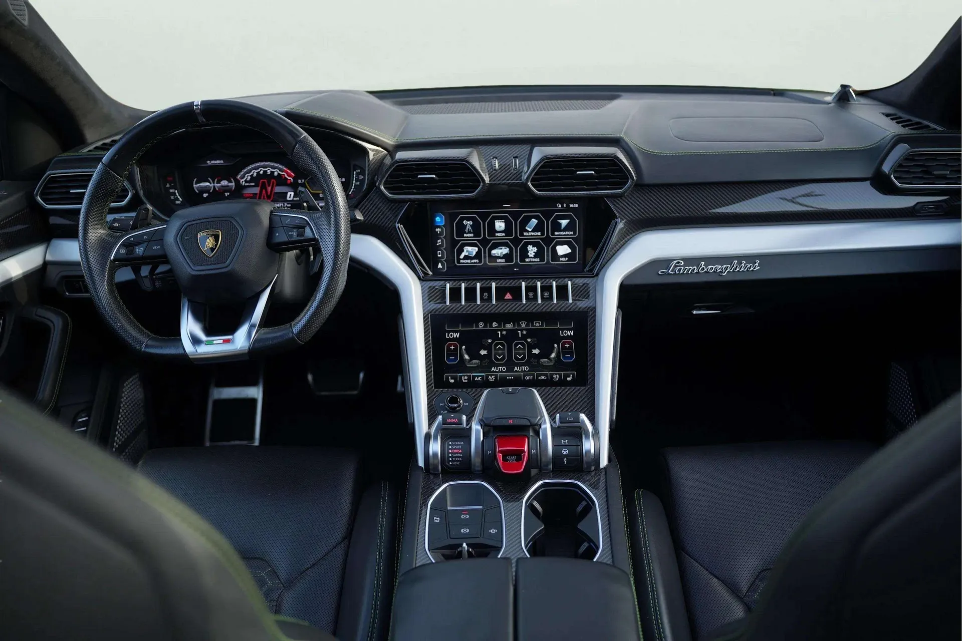 Lamborghini Urus 2023 Green rental in Dubai thumbnail 6