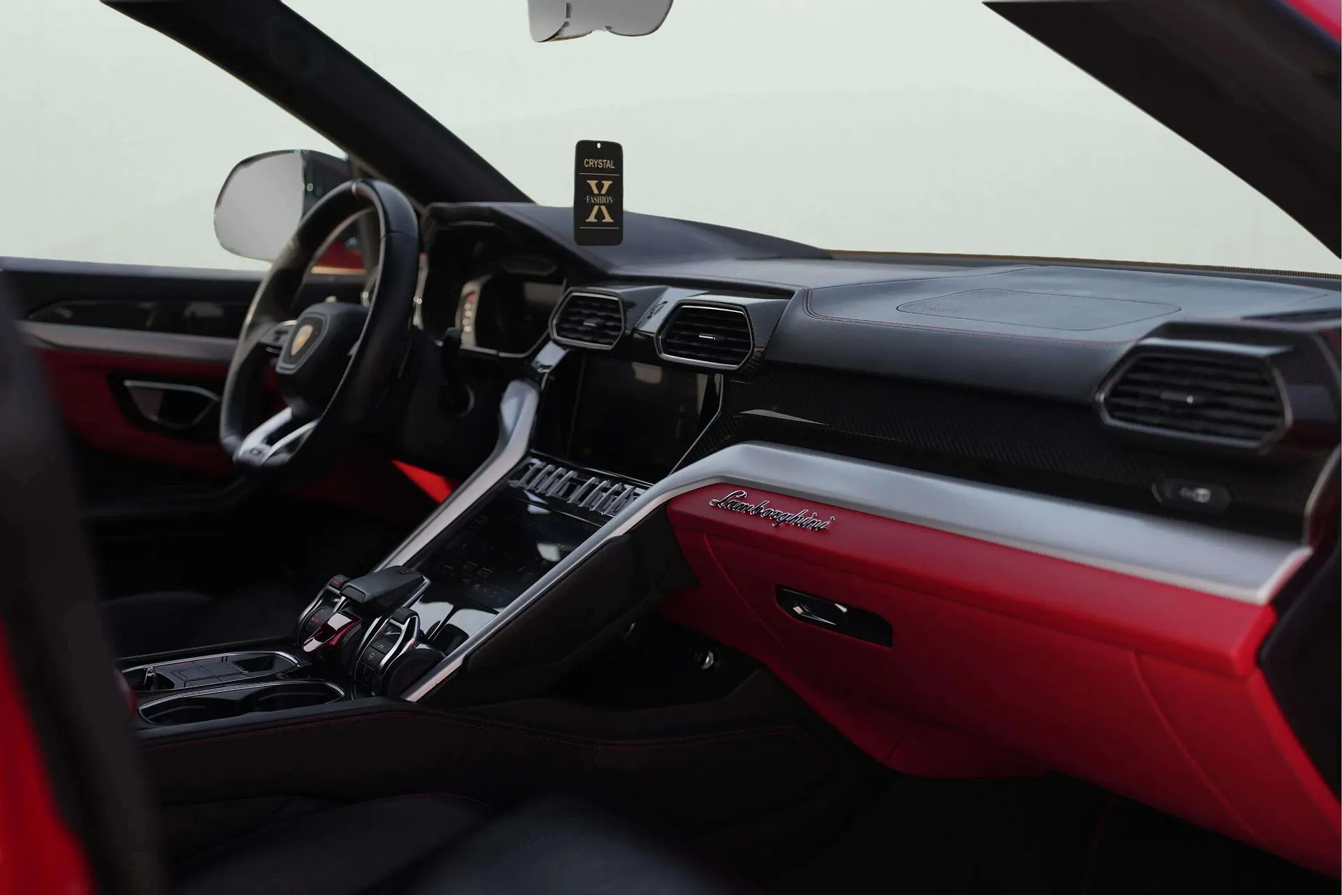 Lamborghini Urus 2023 Red rental in Dubai thumbnail 5