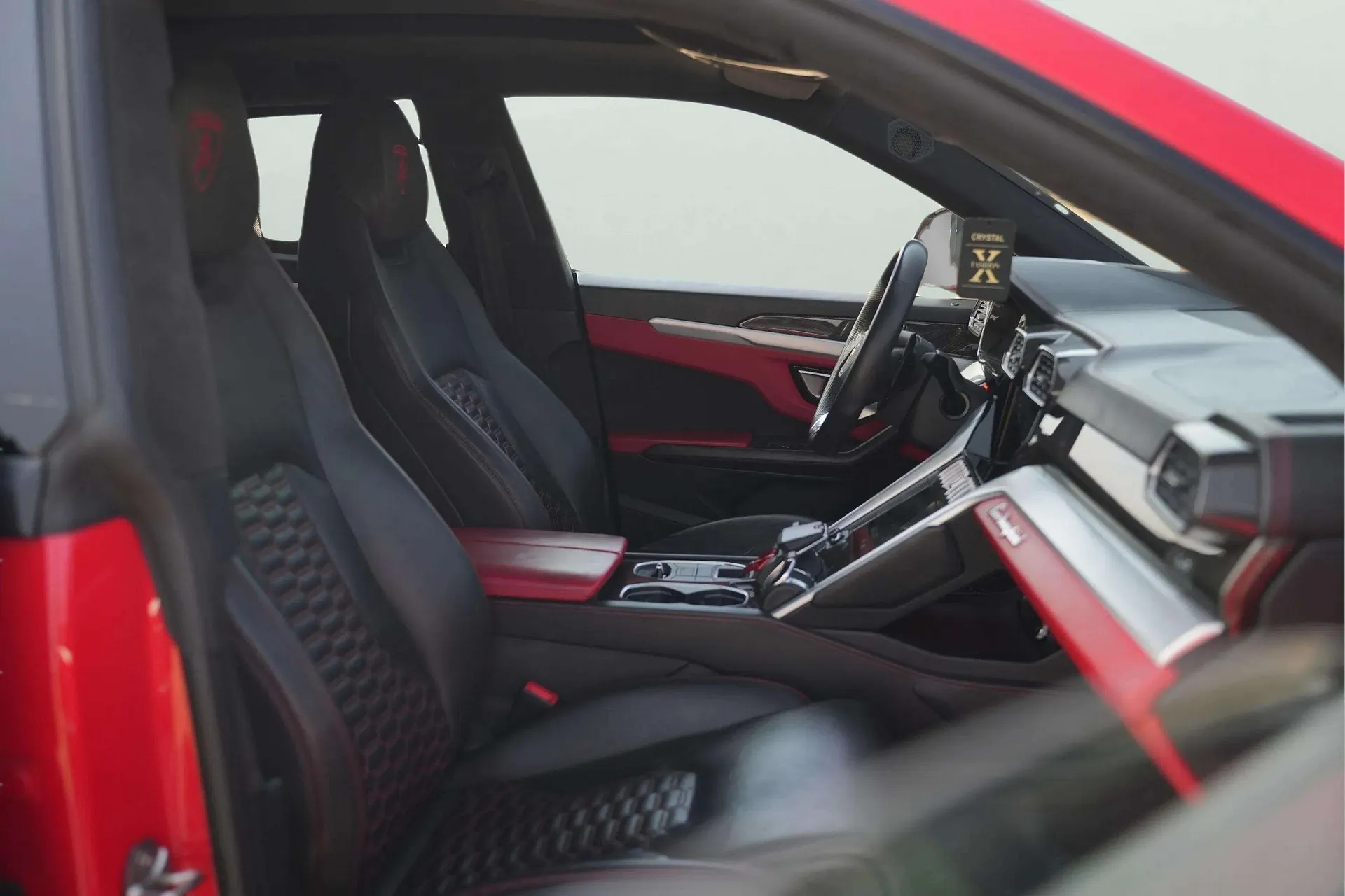 Lamborghini Urus 2023 Red rental in Dubai thumbnail 7
