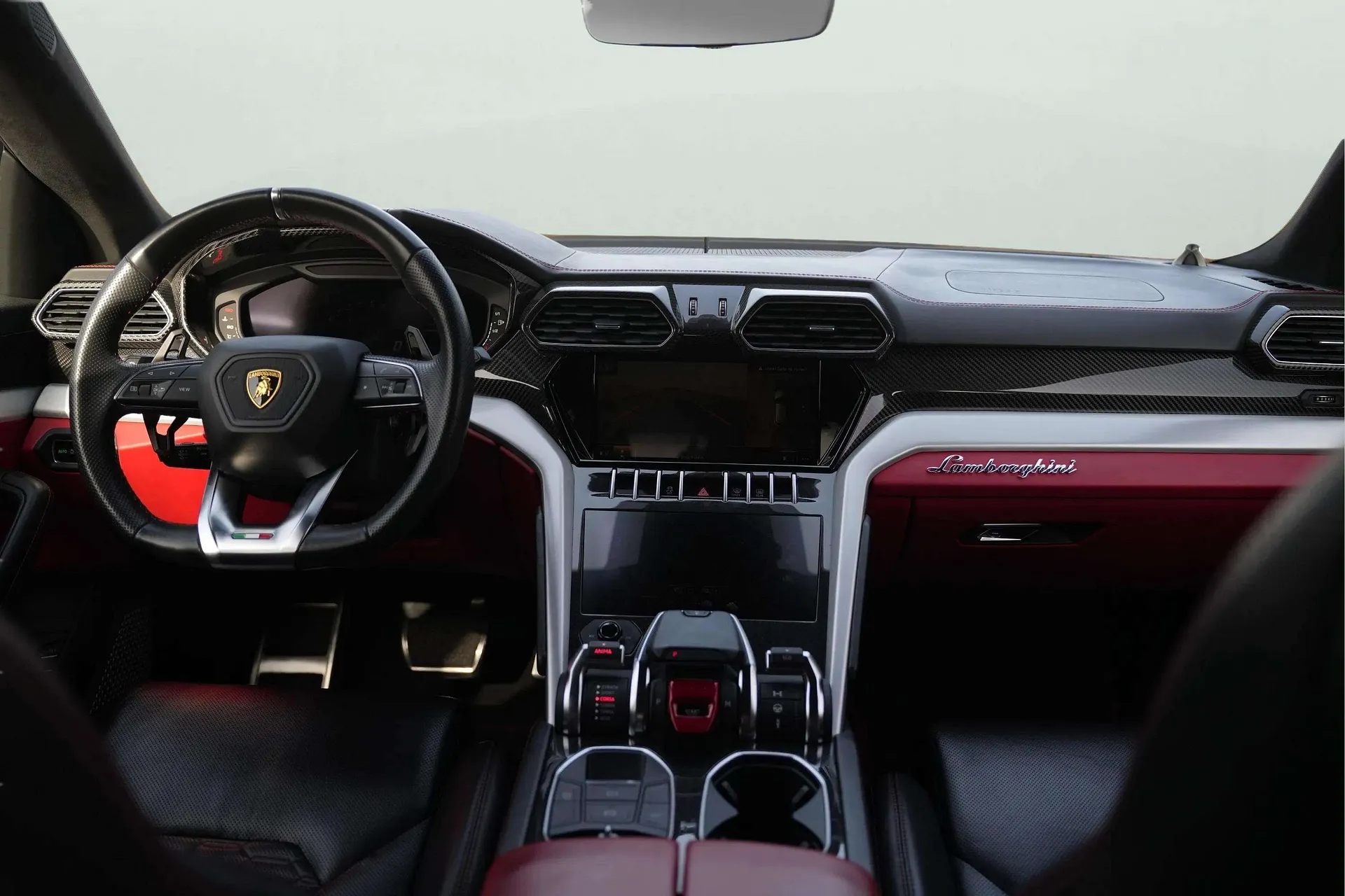 Lamborghini Urus 2023 Red rental in Dubai thumbnail 4
