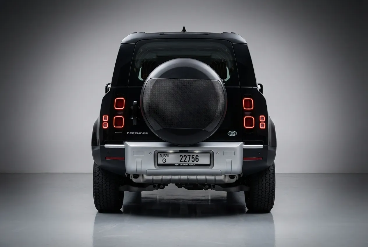 Land Rover Defender 2023 Black rental in Dubai thumbnail 3