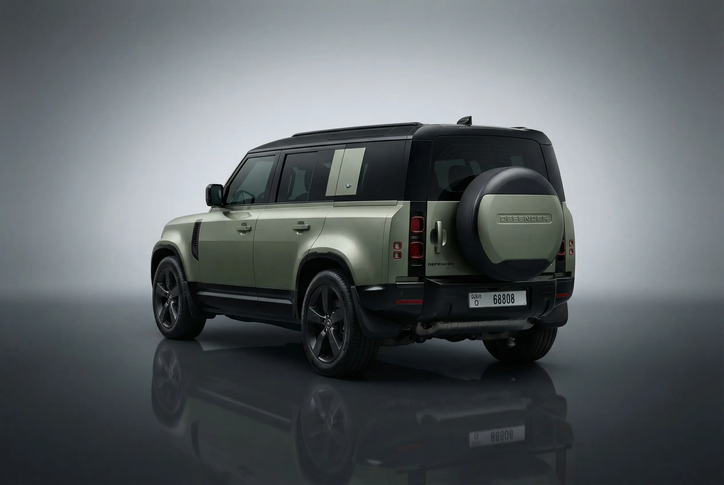Land Rover Defender 2023 Green rental Dubai