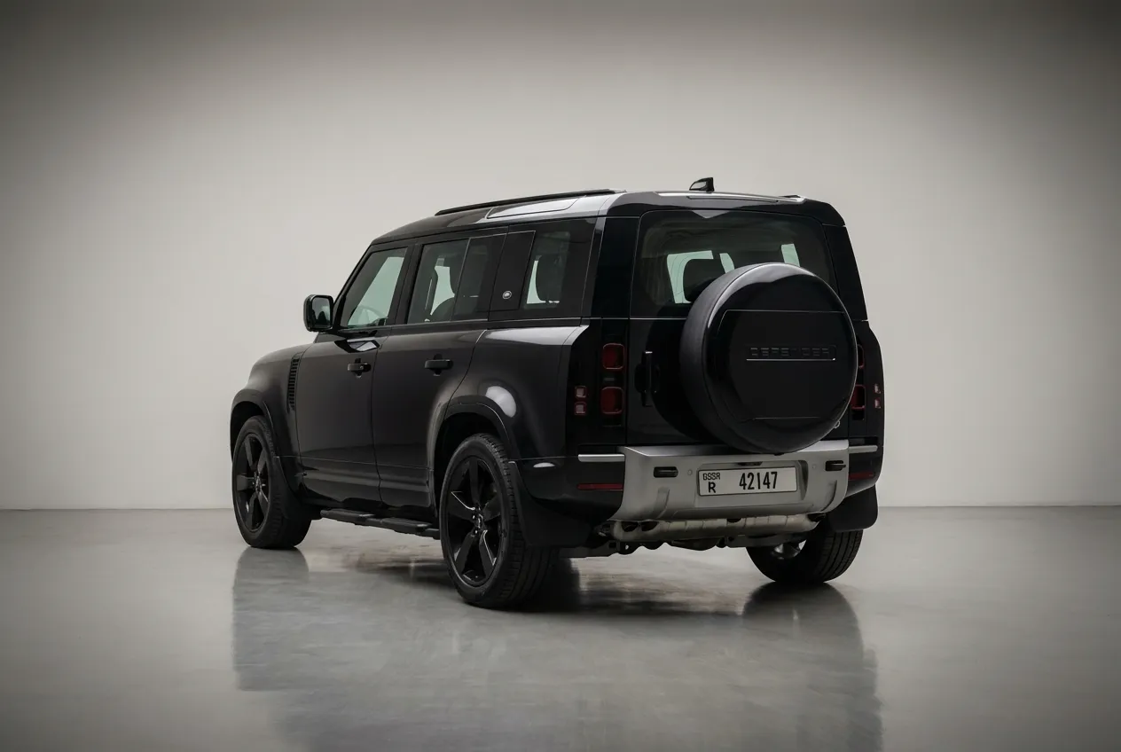 Land Rover Defender 2025 Black rental in Dubai thumbnail 3