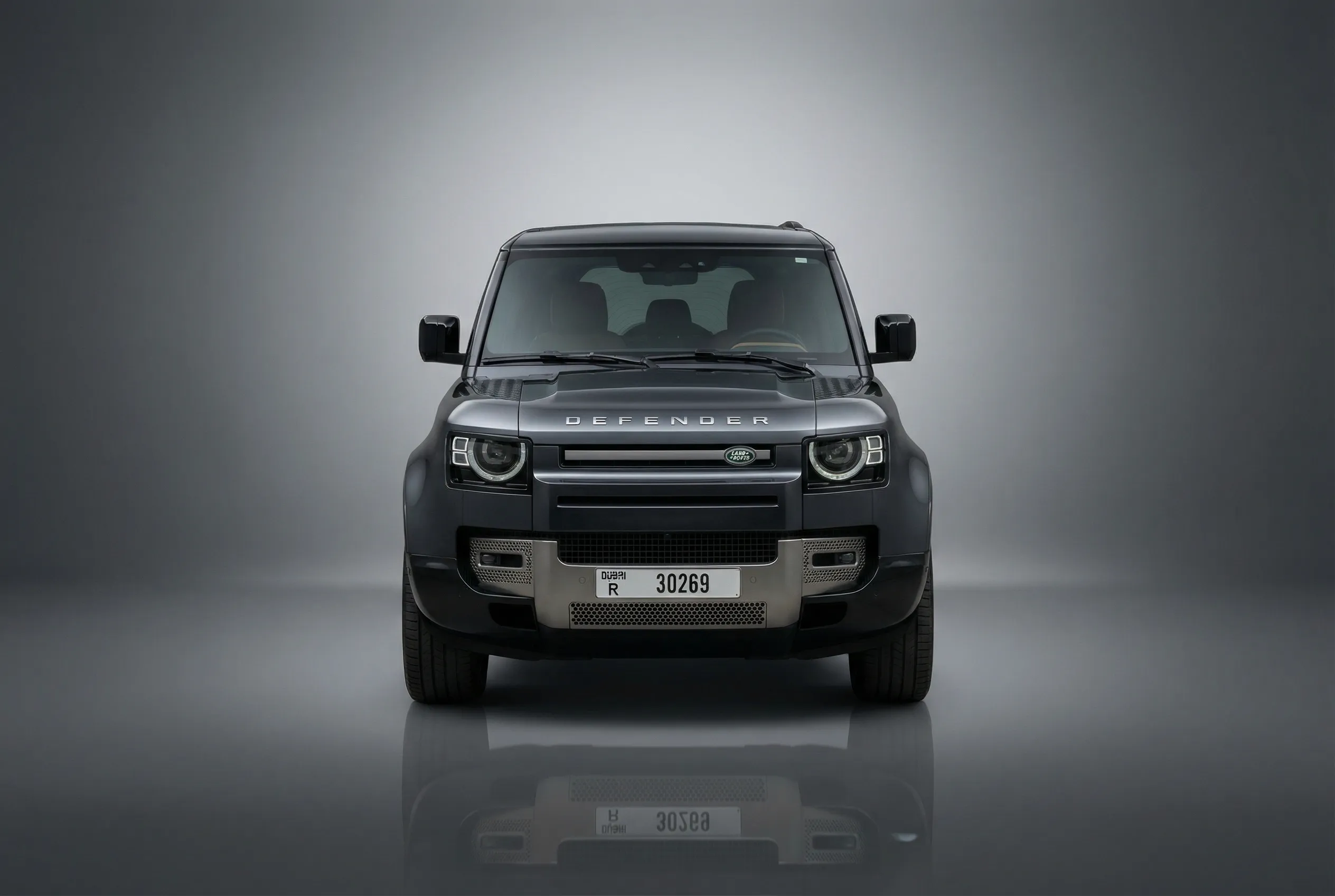 Land Rover Defender 2026 Gray rental Dubai