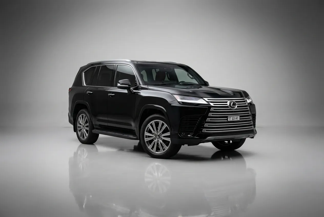 Lexus Lx 600 2023 Black rental in Dubai thumbnail 3
