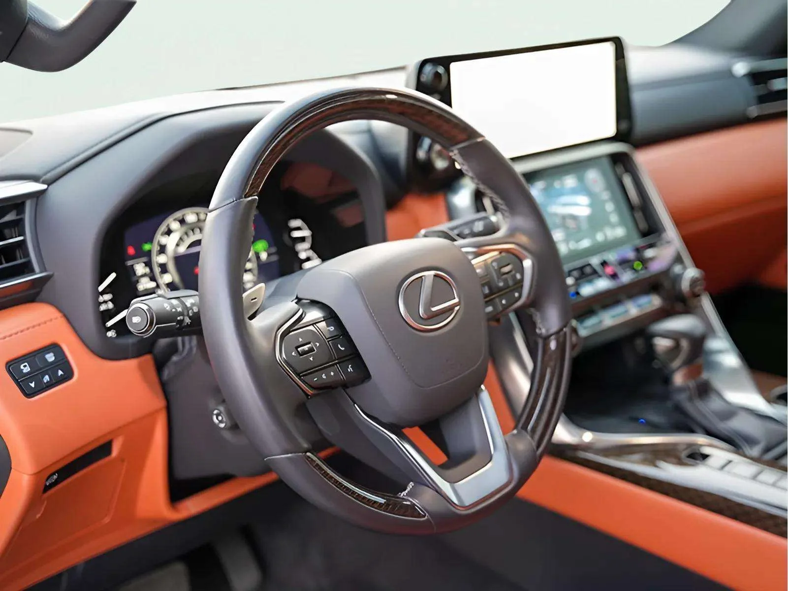 Lexus Lx 600 2023 Black rental in Dubai thumbnail 9