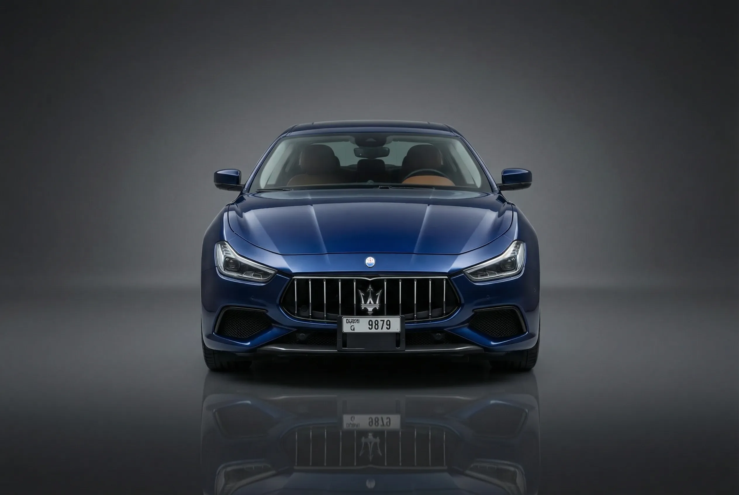 Maserati Ghibli 2023 Blue rental Dubai