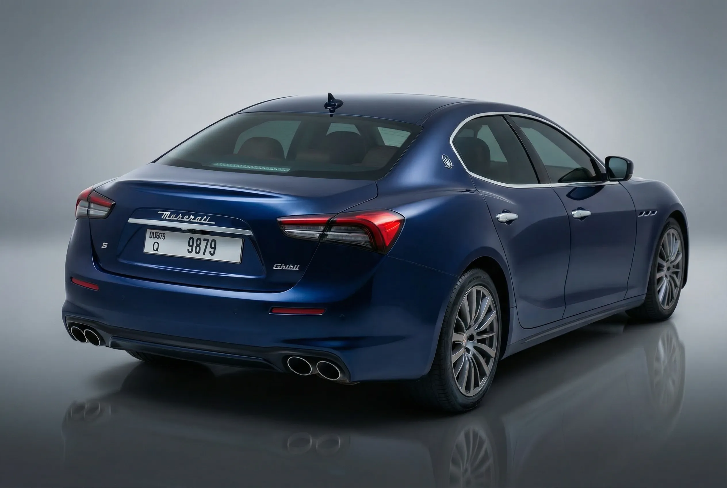 Maserati Ghibli 2023 Blue rental in Dubai thumbnail 3