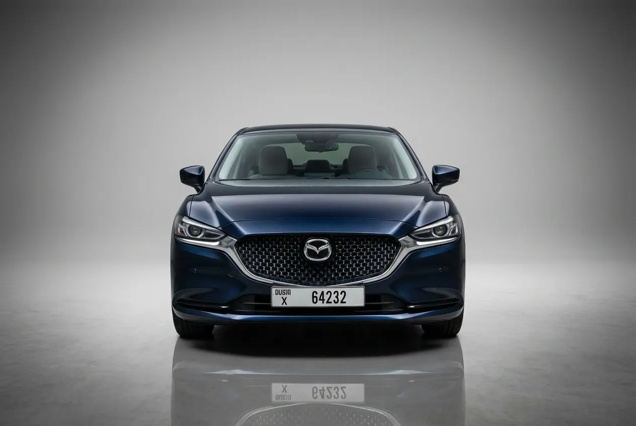 Mazda 6 2023 Blue rental Dubai