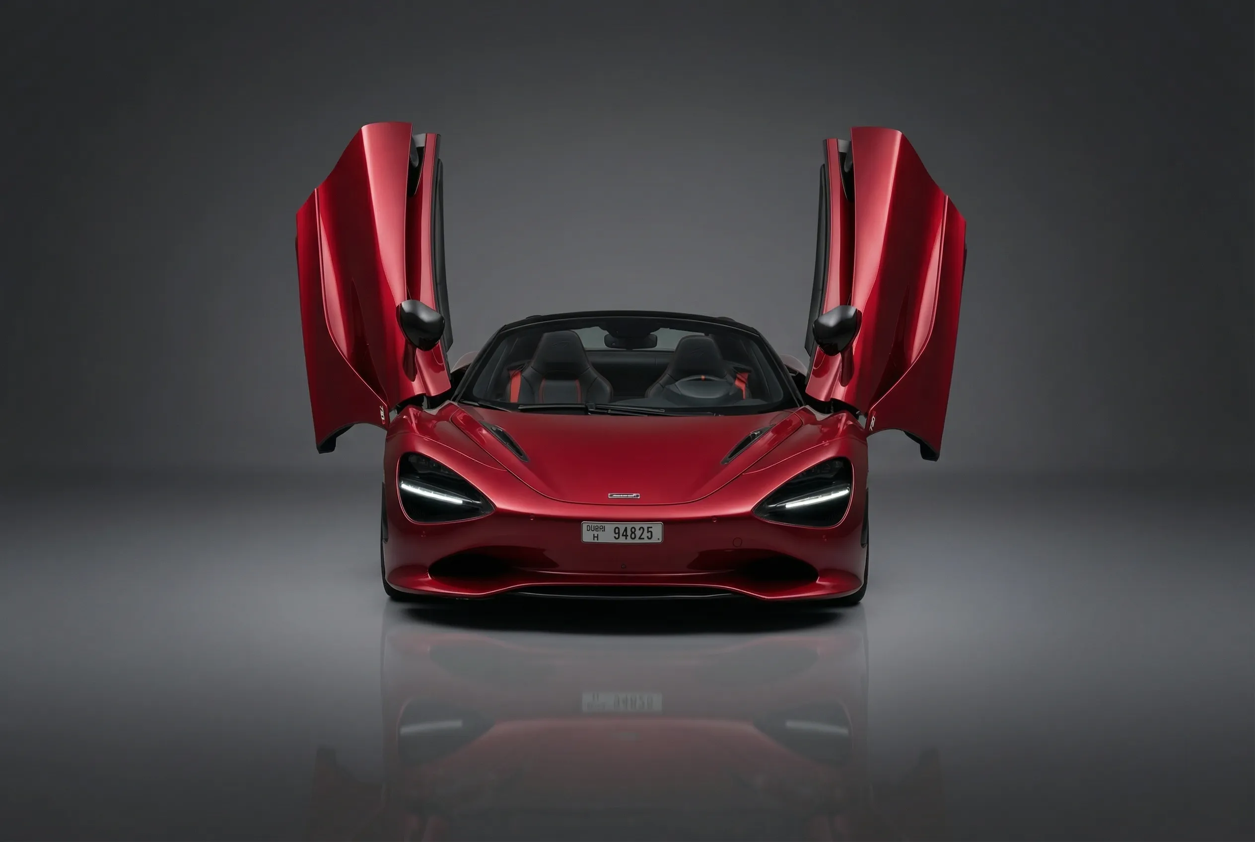 Mclaren 750s Spider 2025 Red rental Dubai
