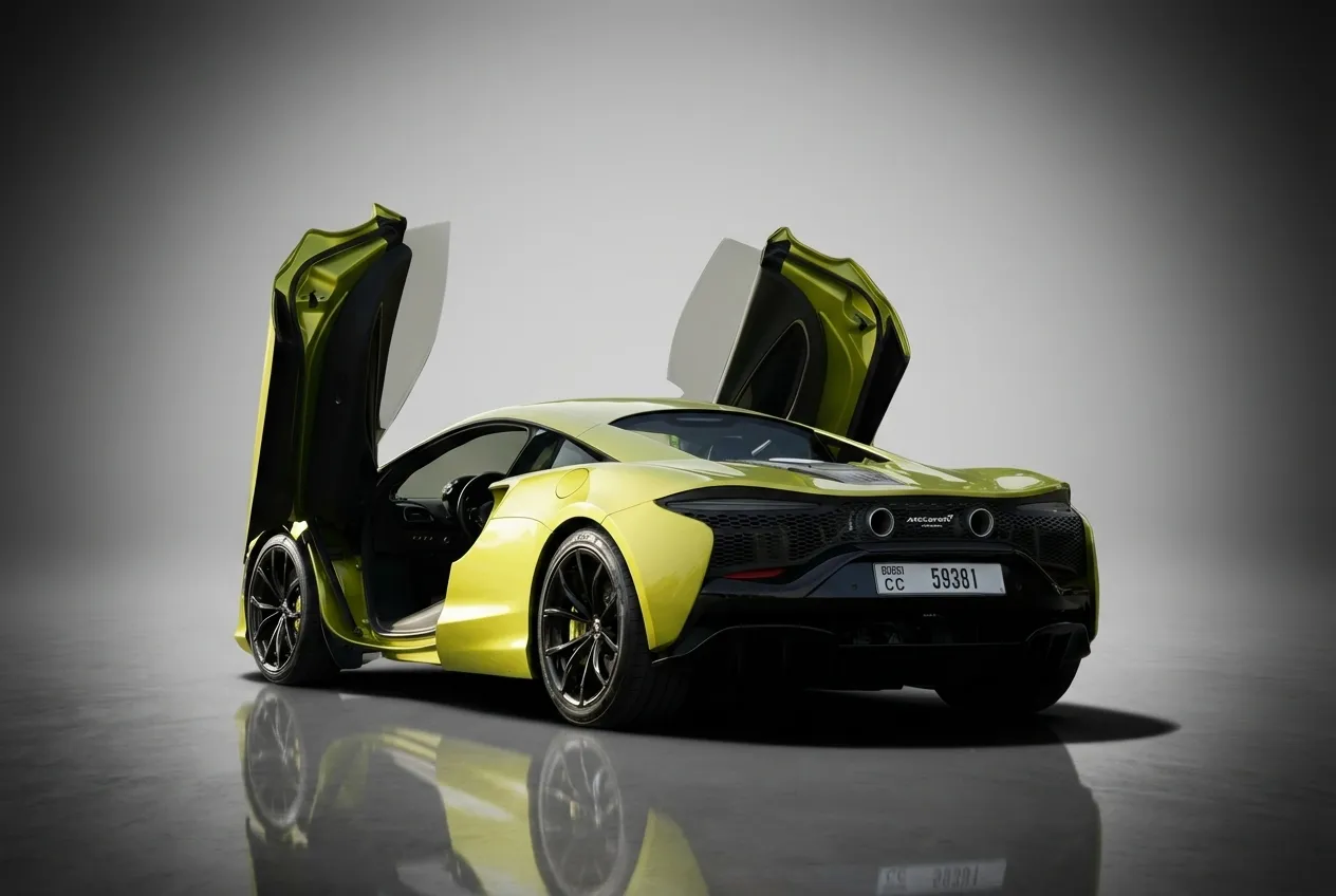 Mclaren Artura 2025 Green rental in Dubai thumbnail 3