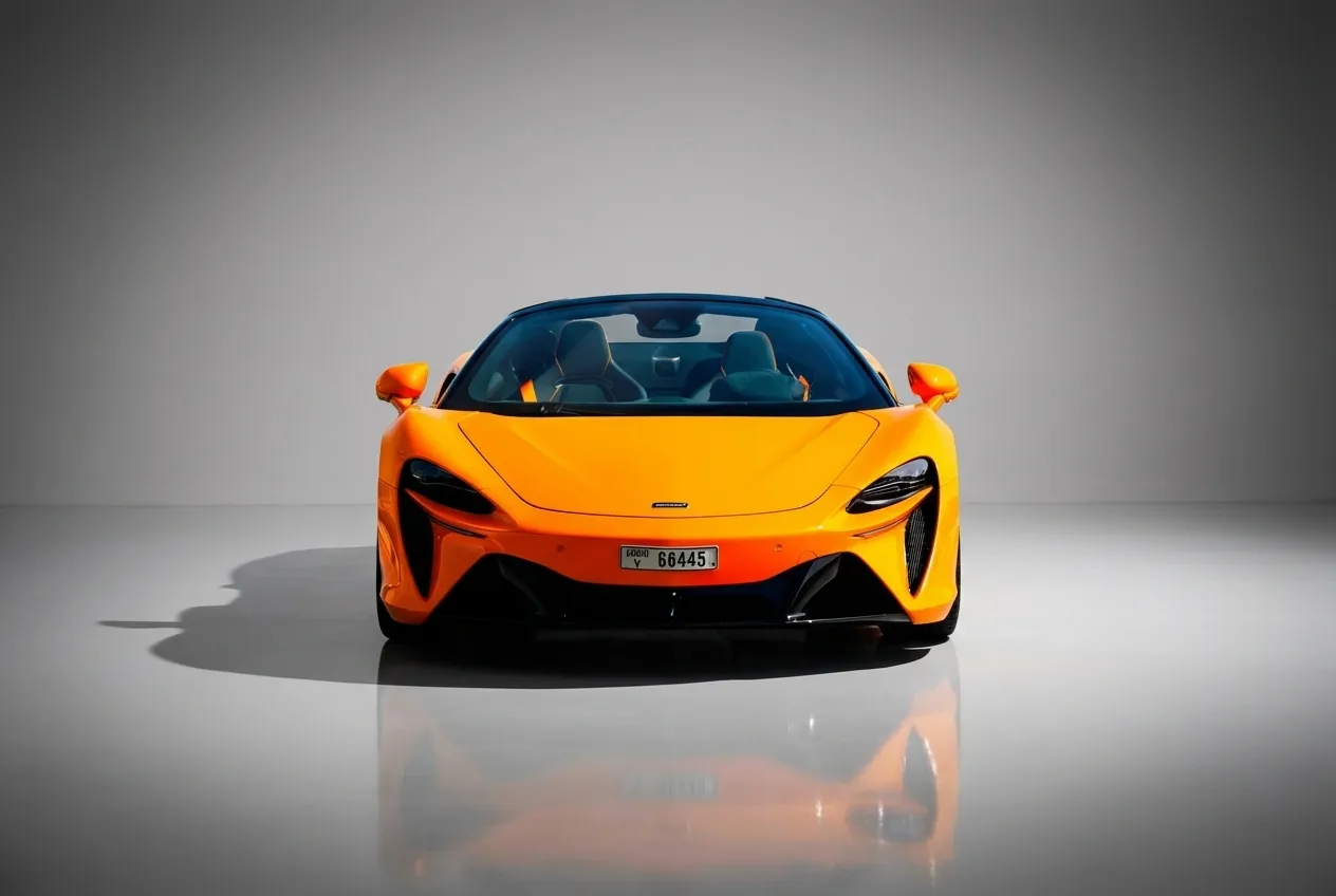 Mclaren Artura Spider 2025 Orange rental in Dubai thumbnail 2