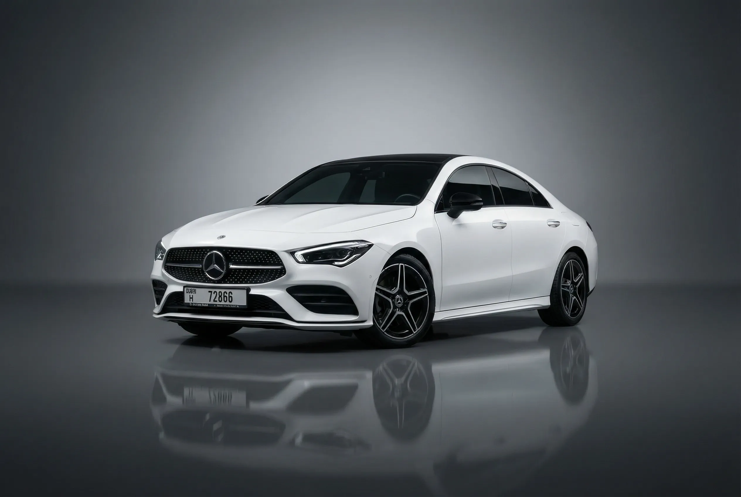 Mercedes Cla 200 2023 White rental in Dubai thumbnail 2