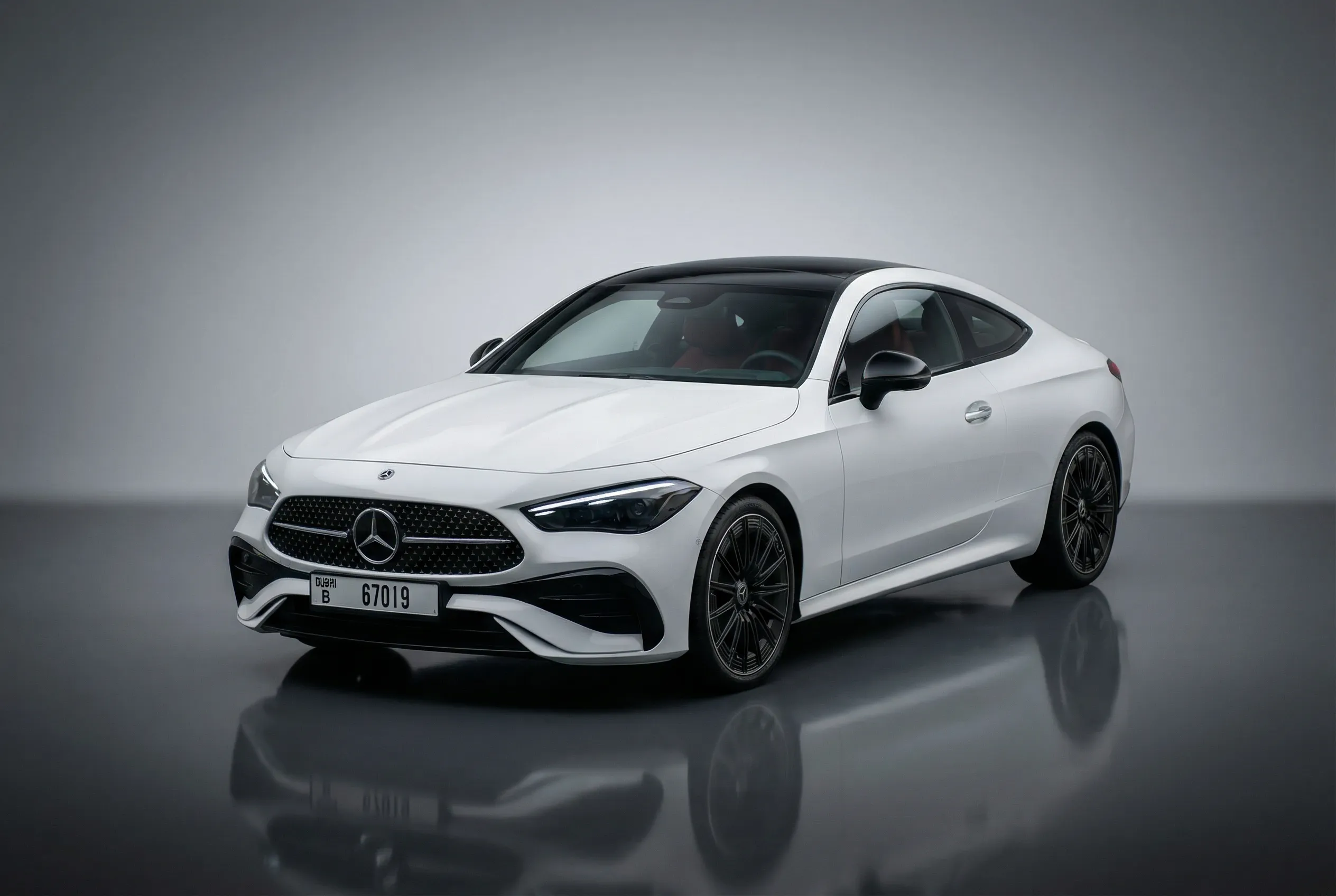 Mercedes Cle 200 2025 White rental Dubai