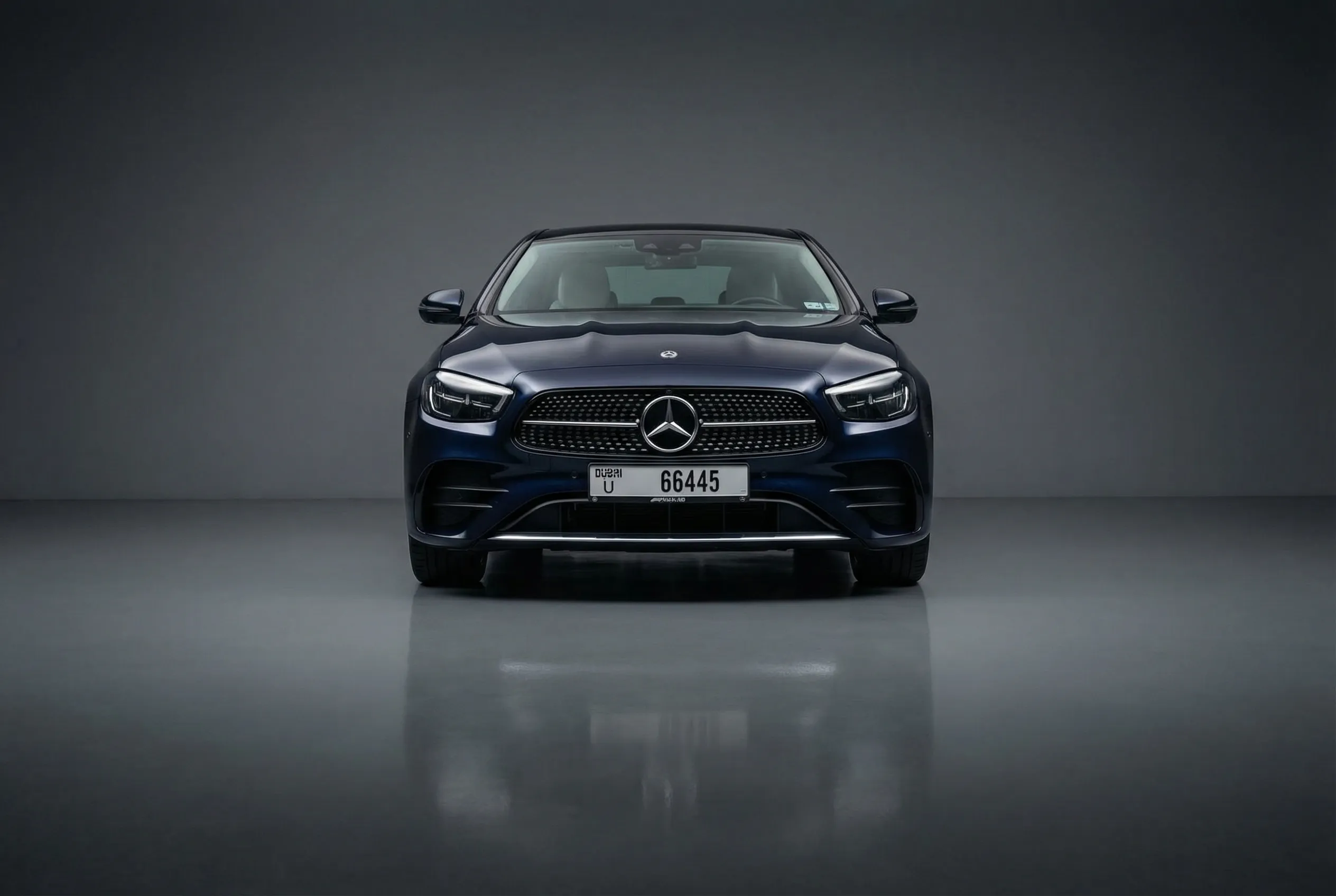 Mercedes E350 2021 Blue rental Dubai